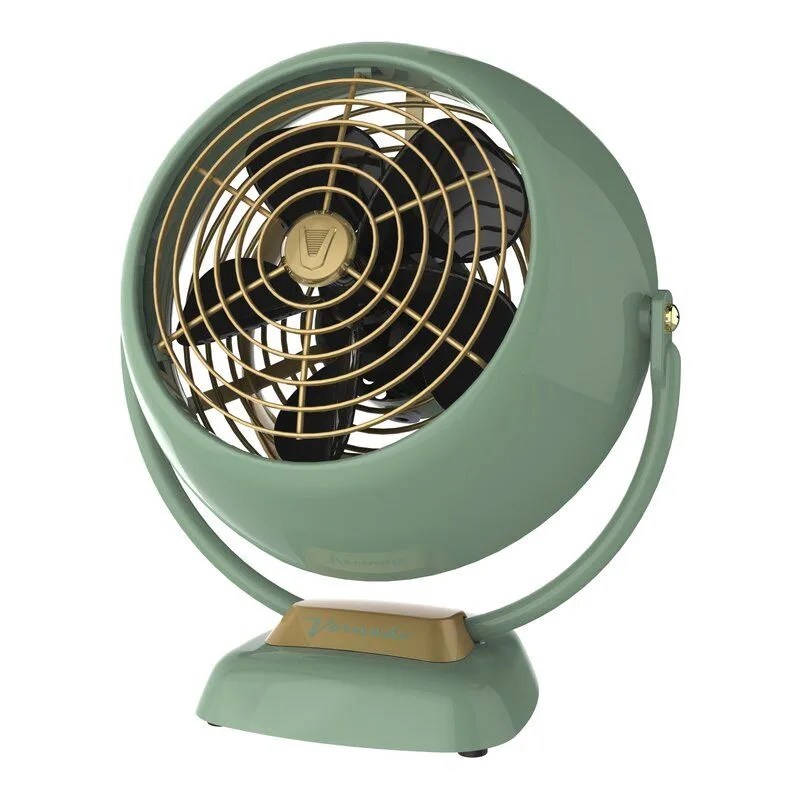 vintage white vfan jr vintage 6" personal fan
