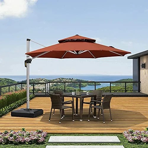 PURPLE LEAF 11 Feet Patio Umbrella