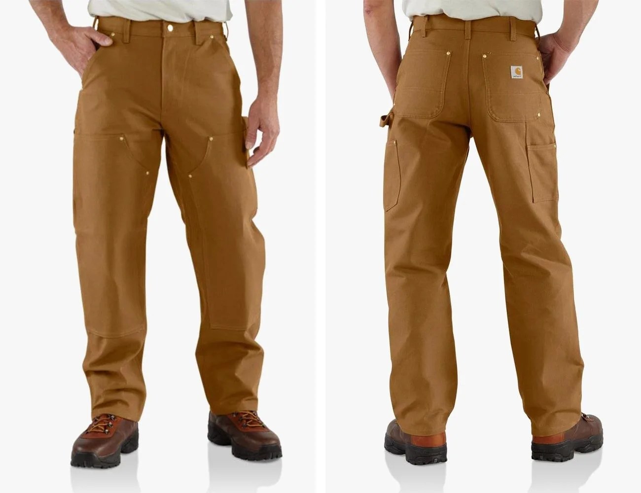 Double-Front Work Dungaree Pant B01
