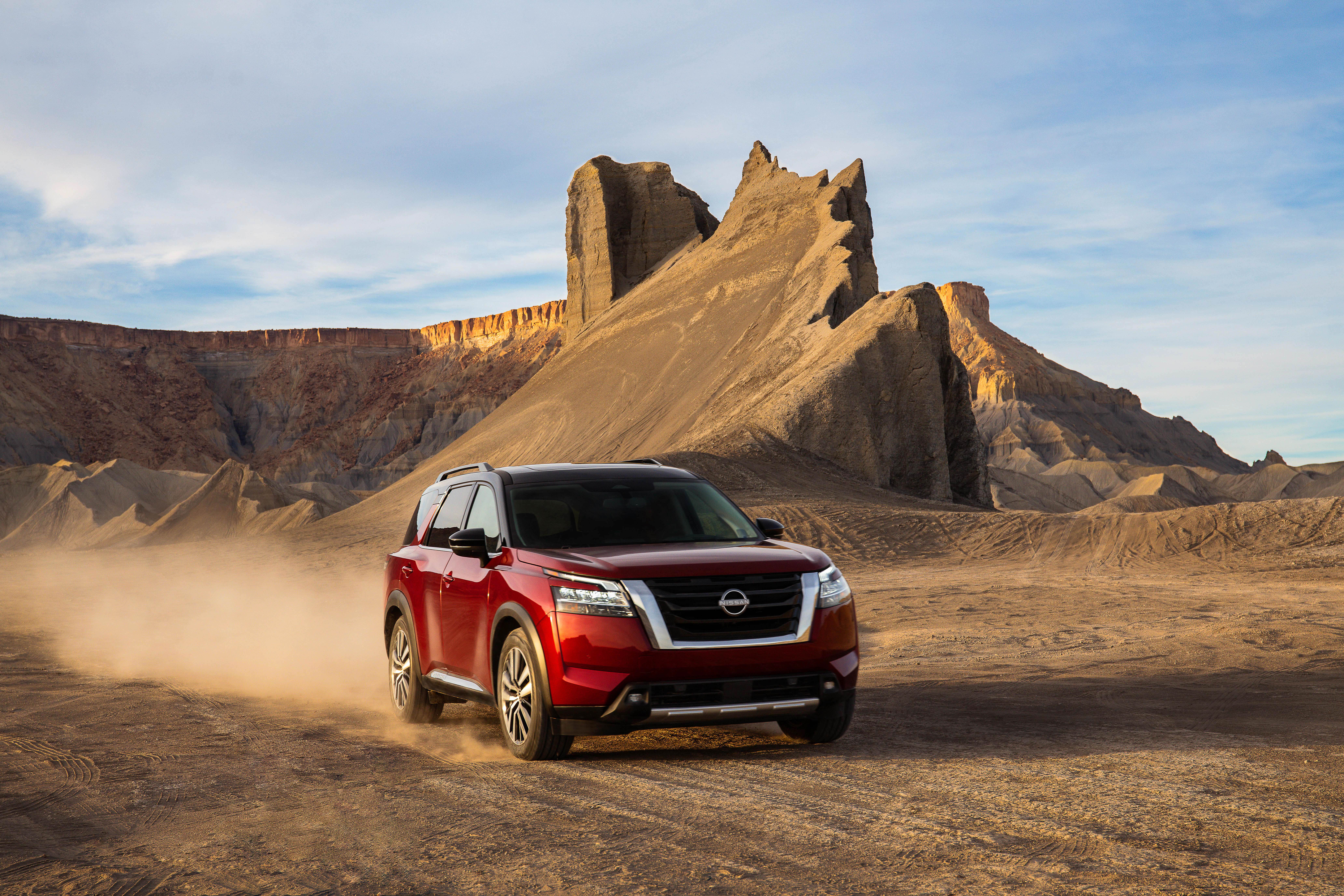 the all new pathfinder is an ideal family adventure vehicle not just in looks, but in modern capability as well every 2022 pathfinder features a 284 horsepower 35 liter direct injection v6 with 259 lb ft of torque the engine is matched with an all new 9 speed automatic transmission, which provides a smooth, strong, direct vehicle response