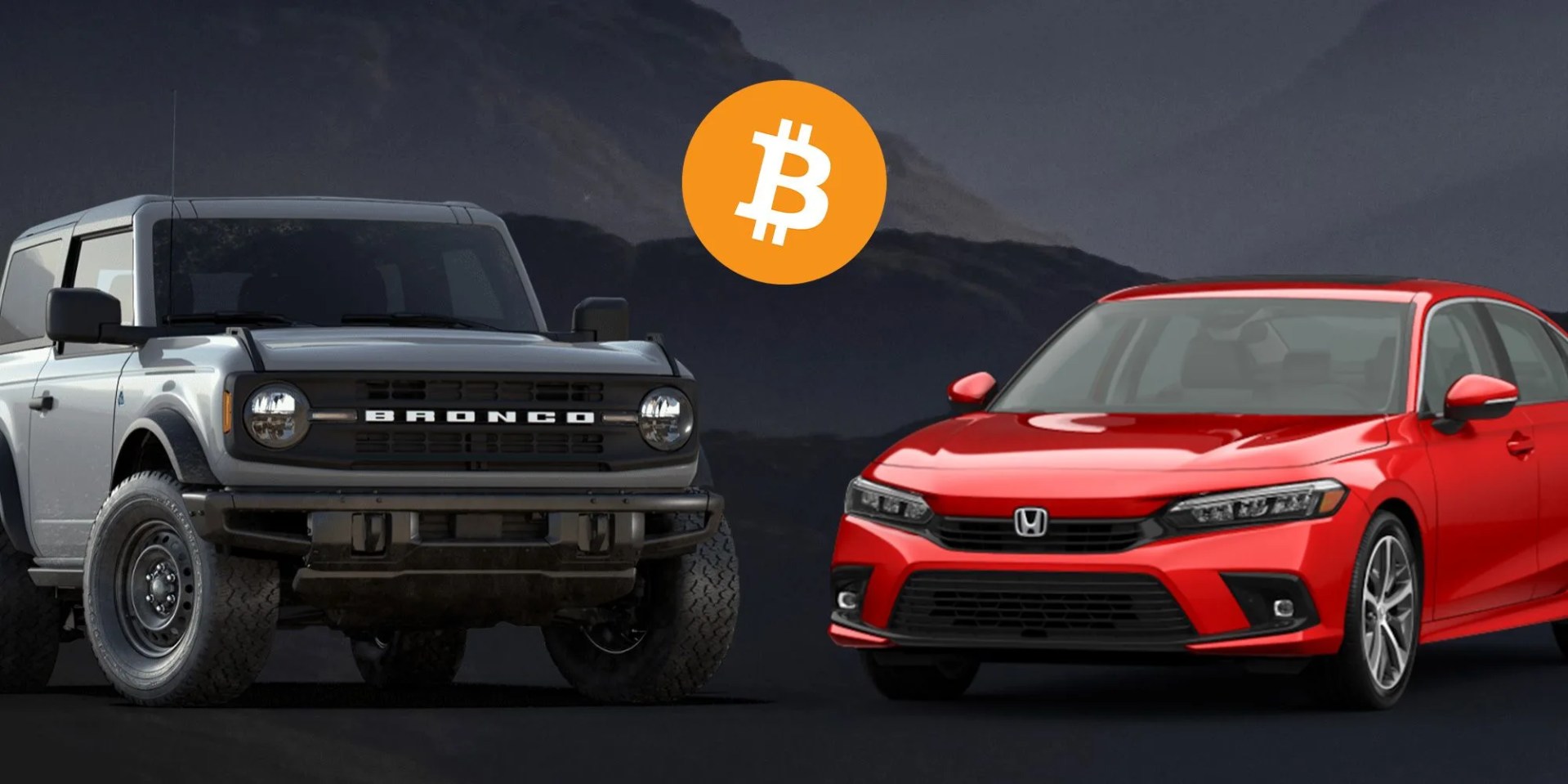 ford bronco 2021 and honda civic 2022