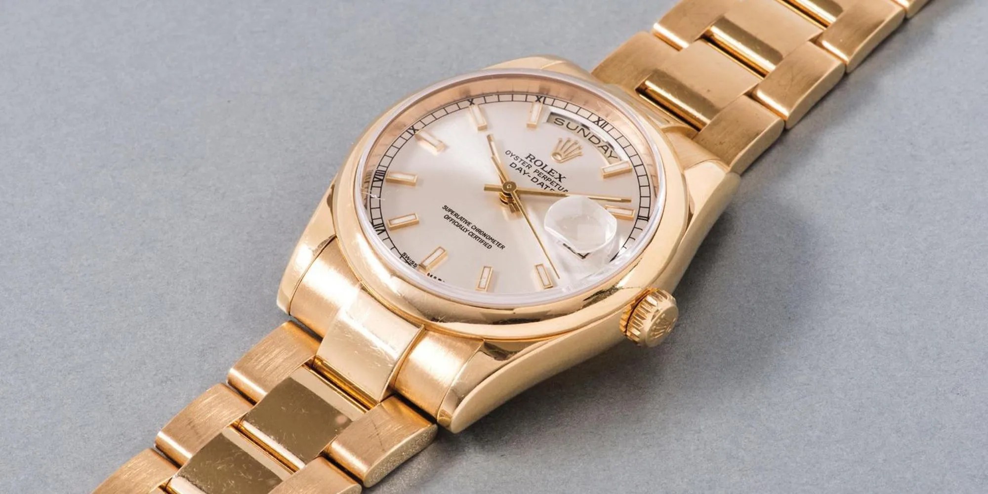 rolex oyster day date watch