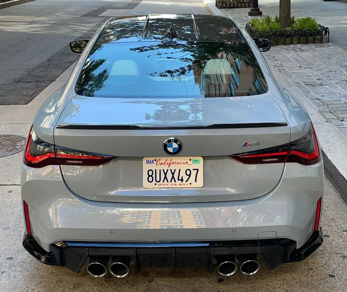 bmw m4 gray 2021