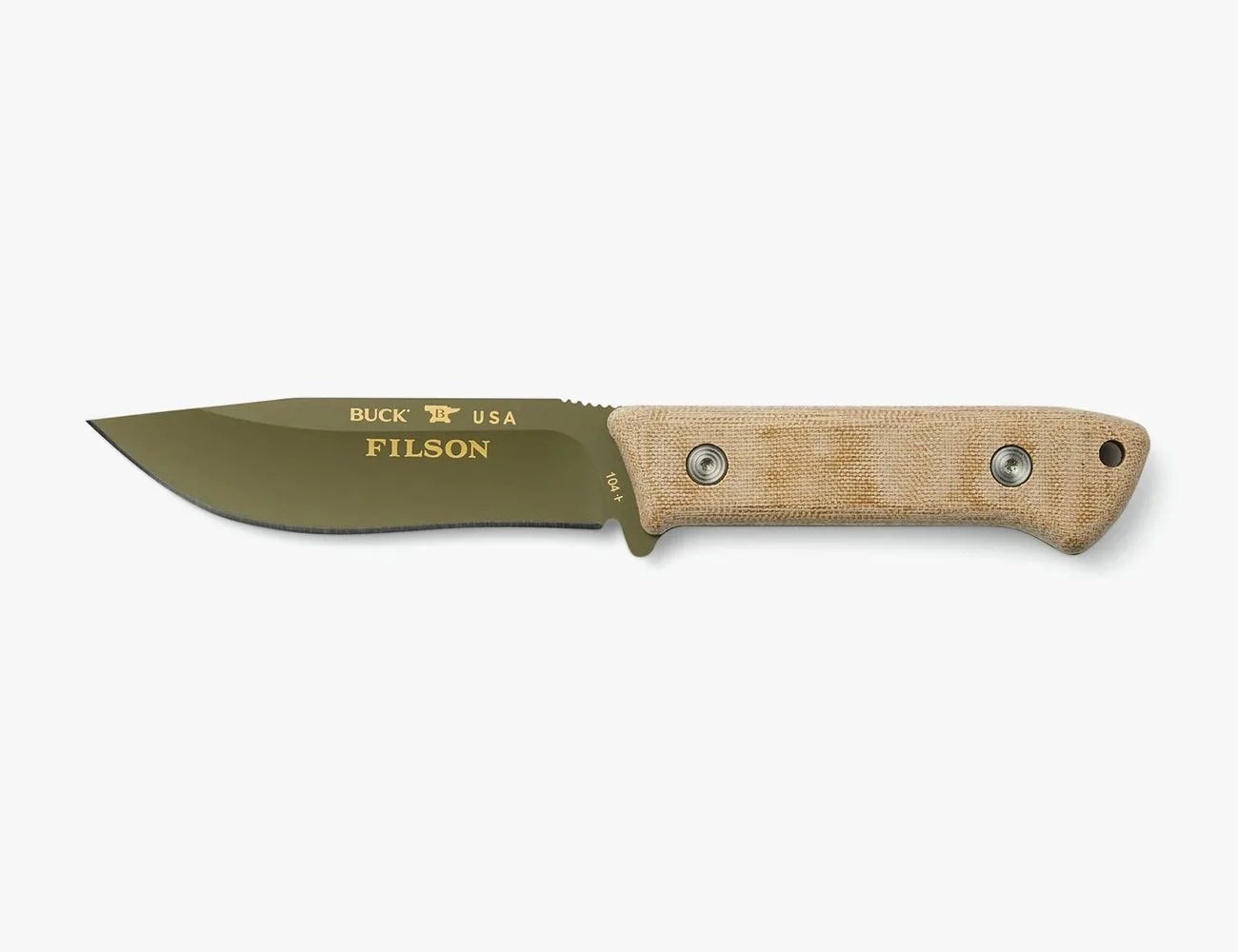 filson x buck knives 104 compadre camp knife