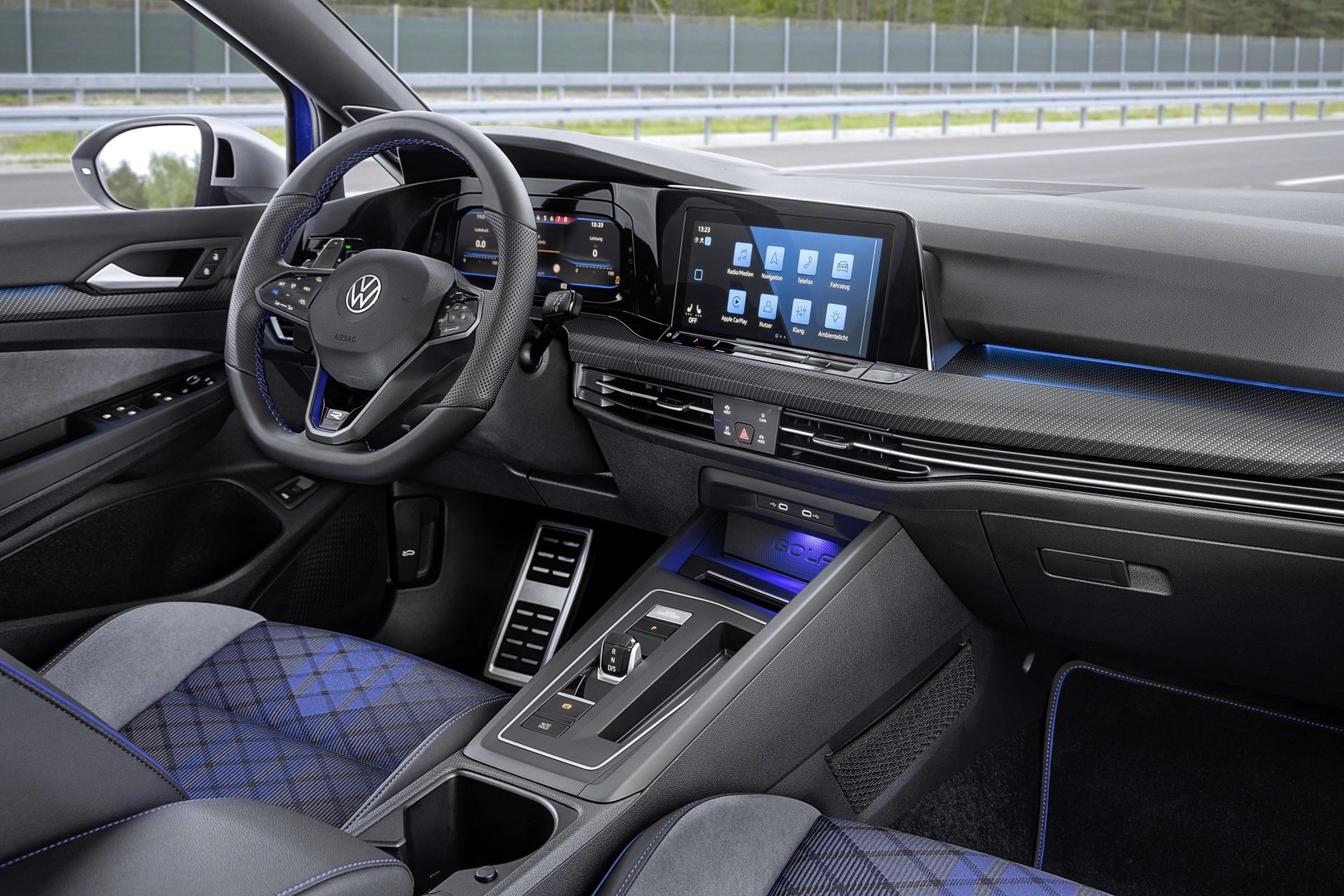 vw golf r interior