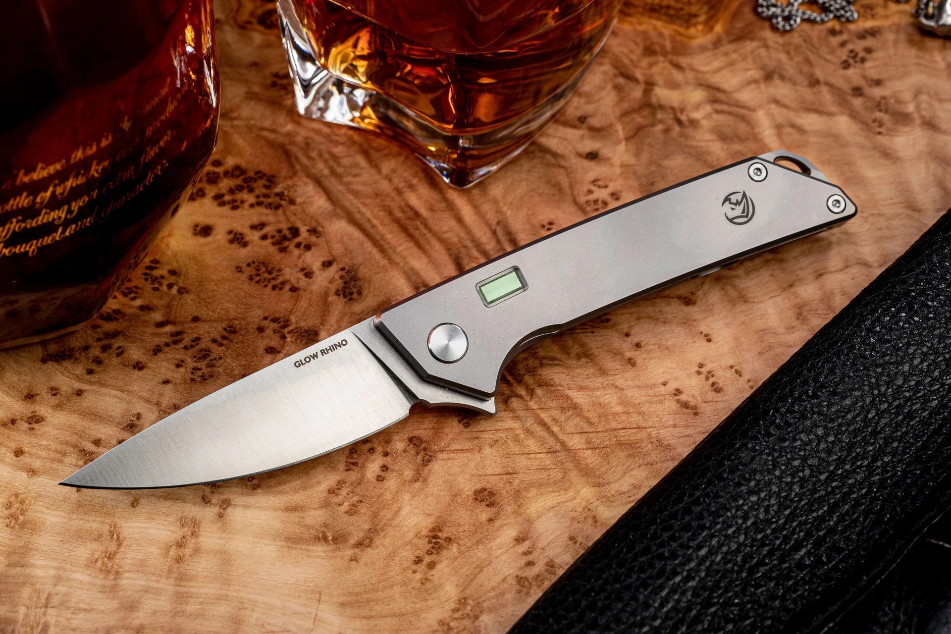 glow rhino edc knife