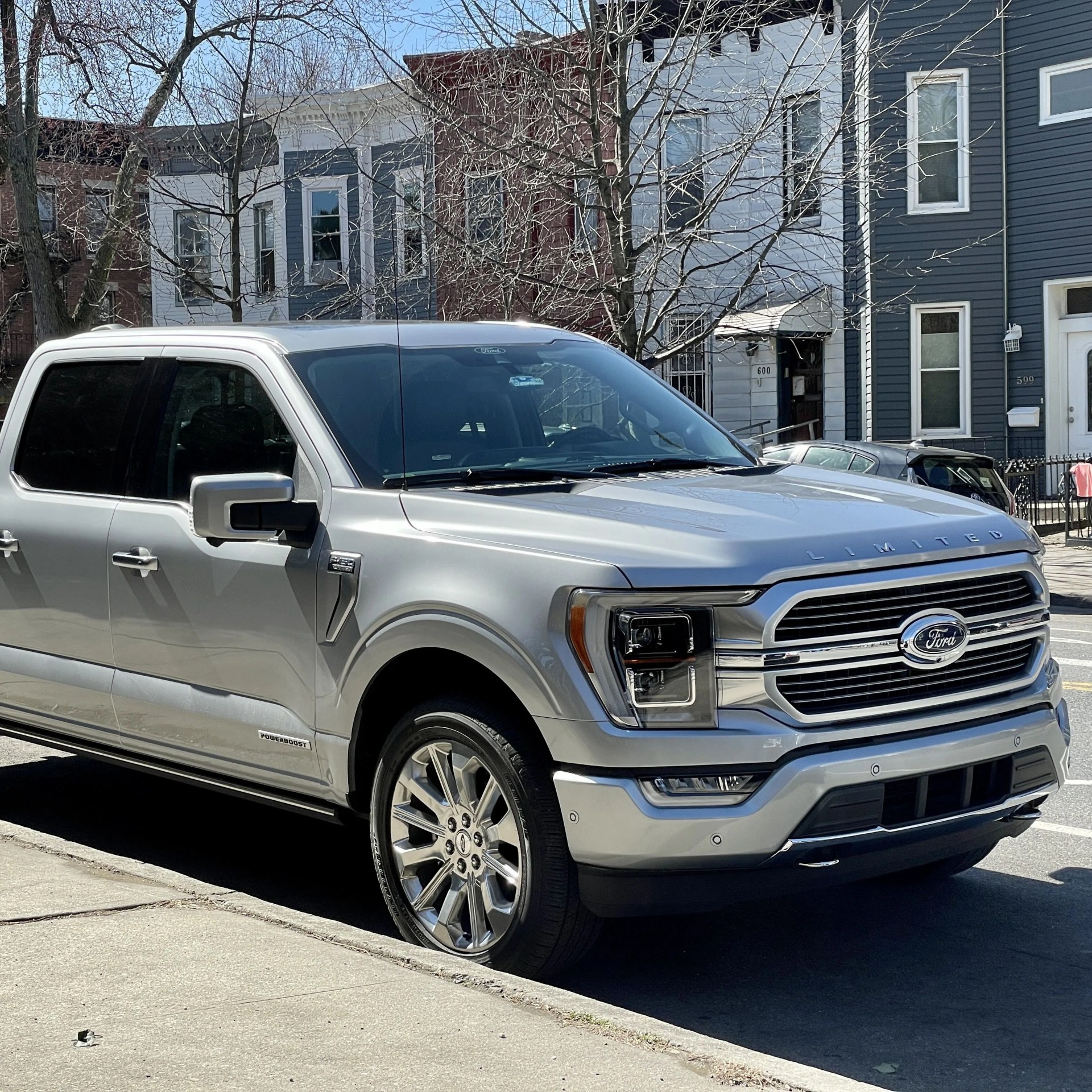 2021 ford f 150 limited silver