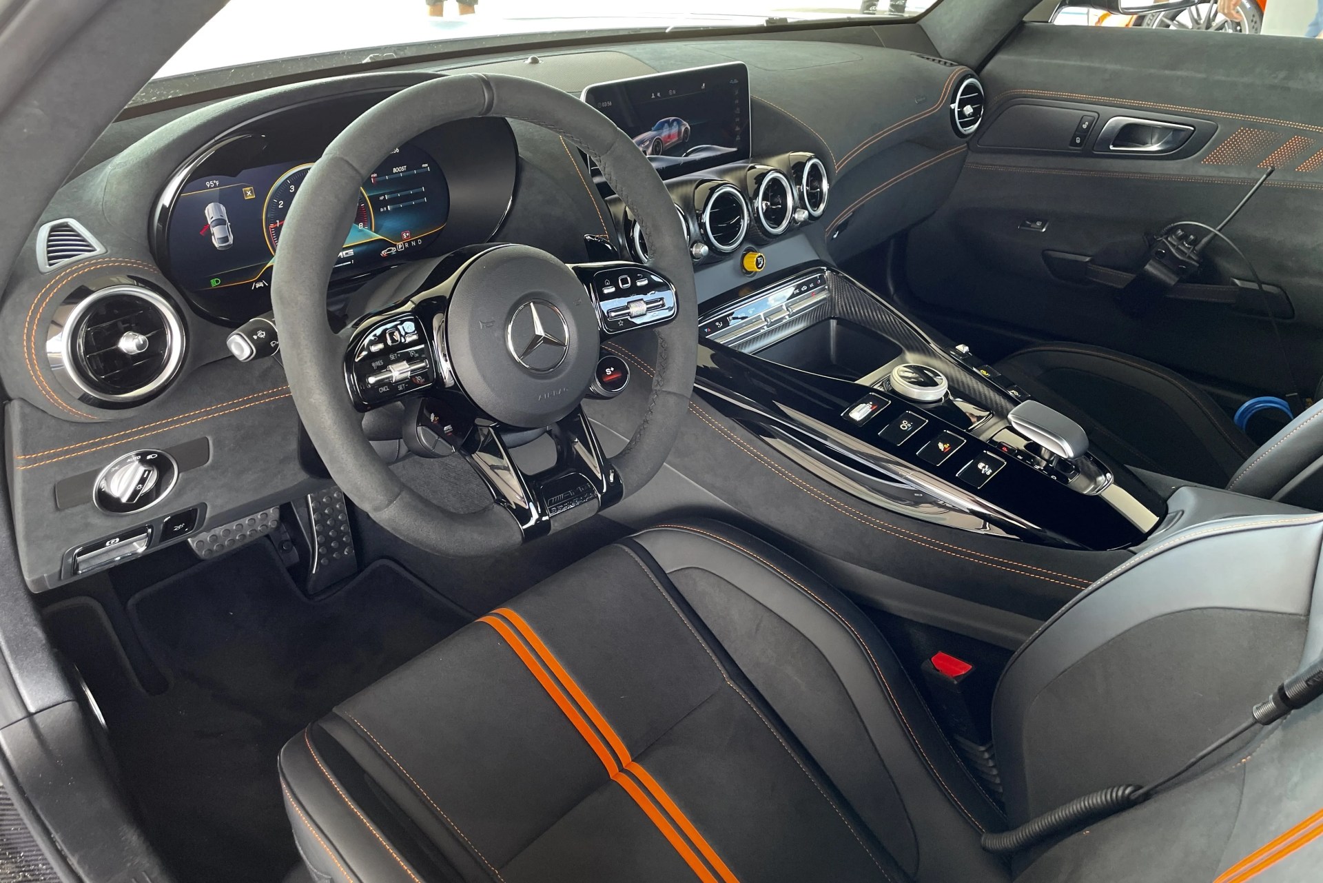 mercedes amg gt black series interior