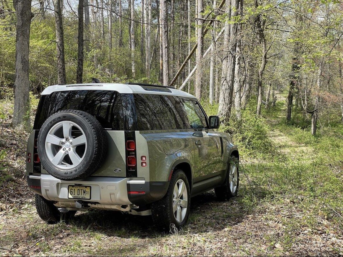 land rover defender 90 2021 green