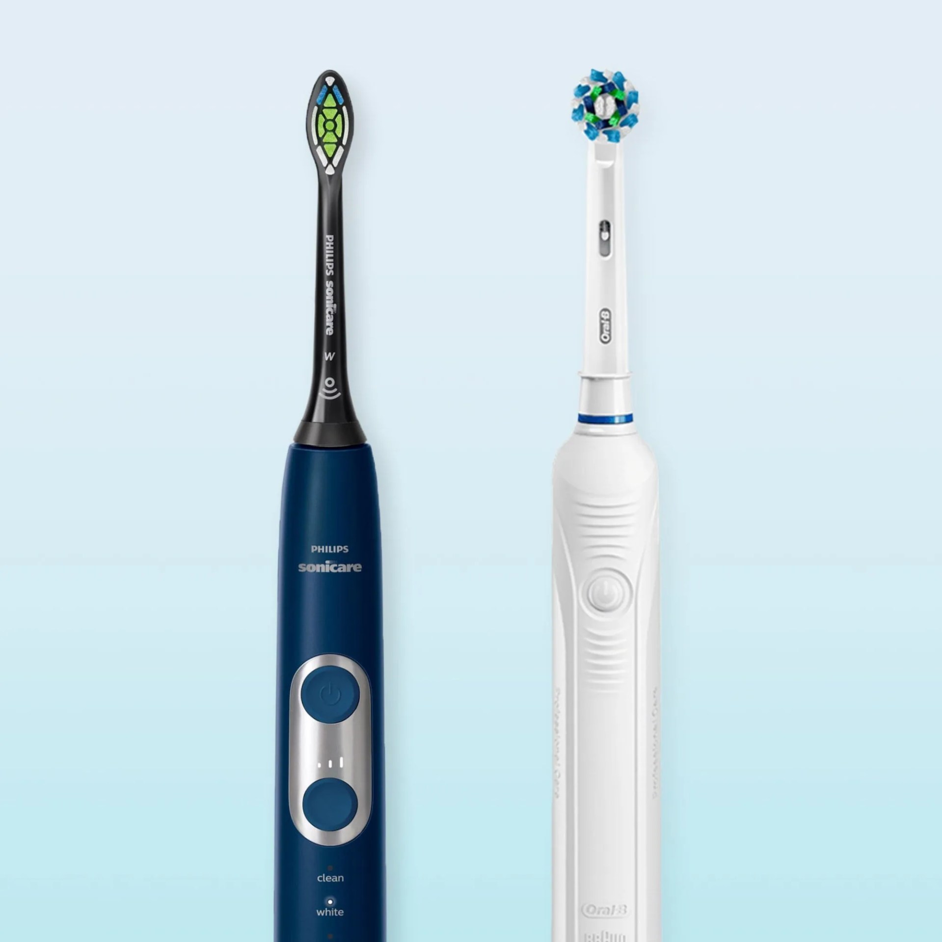 sonicare vs oral b electric toothbrushes