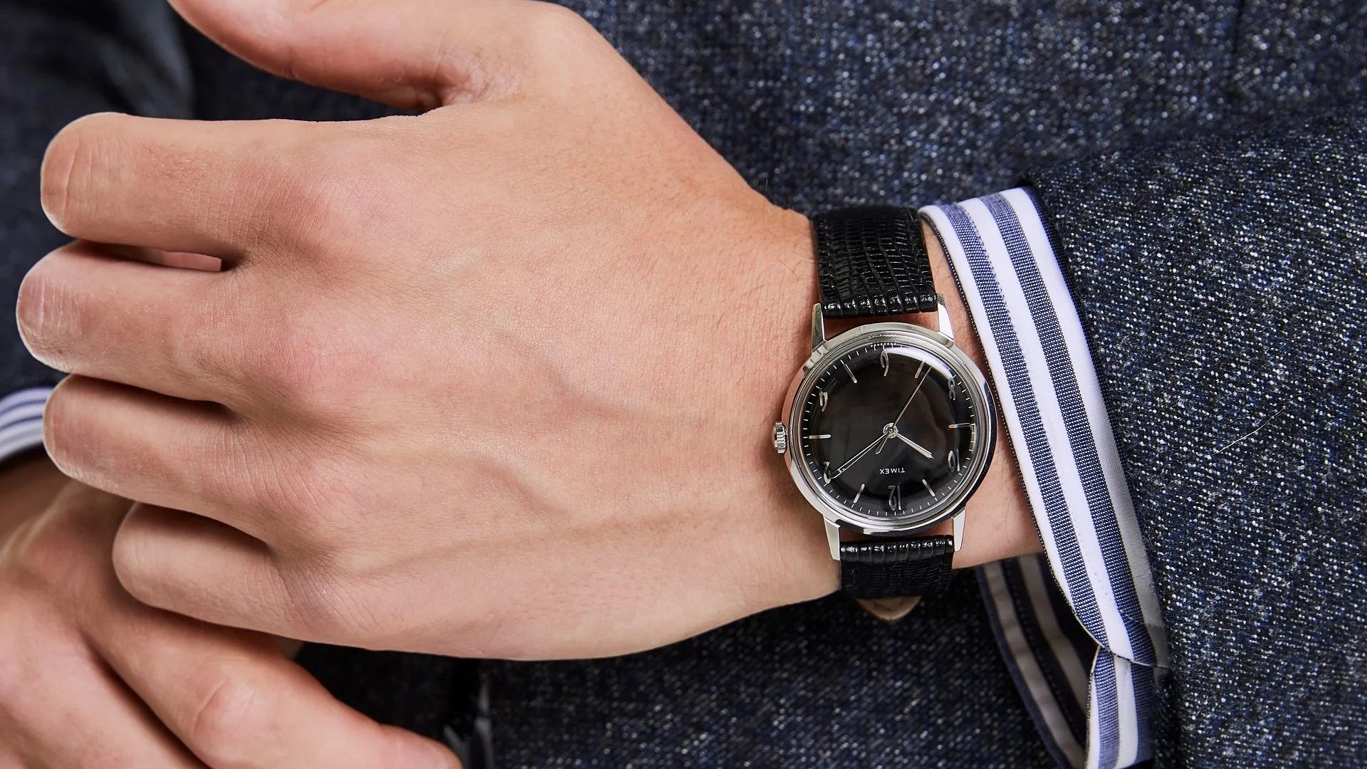 timex marlin blackout 34mm