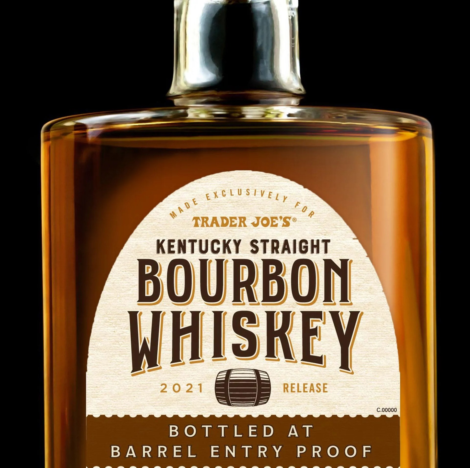 trader joes buffalo trace bourbon whiskey barrel entry proof
