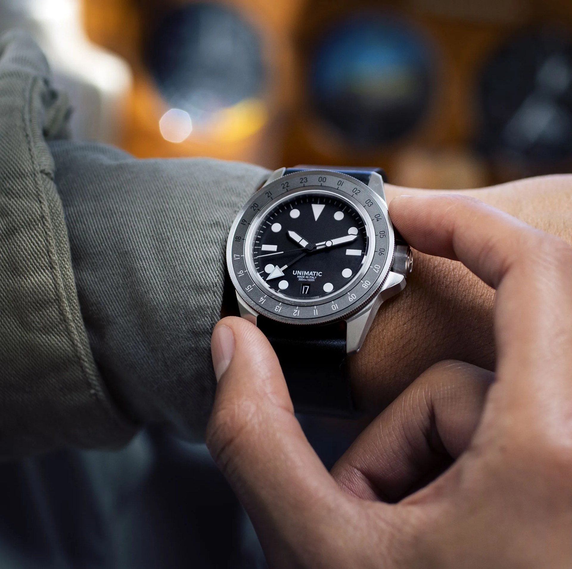 hodinkee x unimatic h series gmt