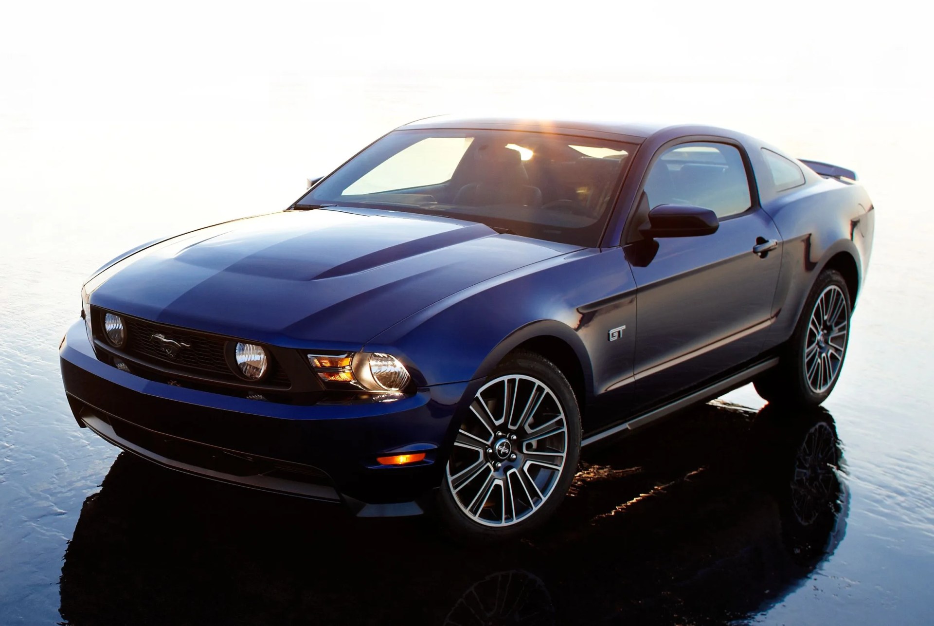 2010 mustang gets new more muscular styling with features such as a power dome hood and sequential turn signals