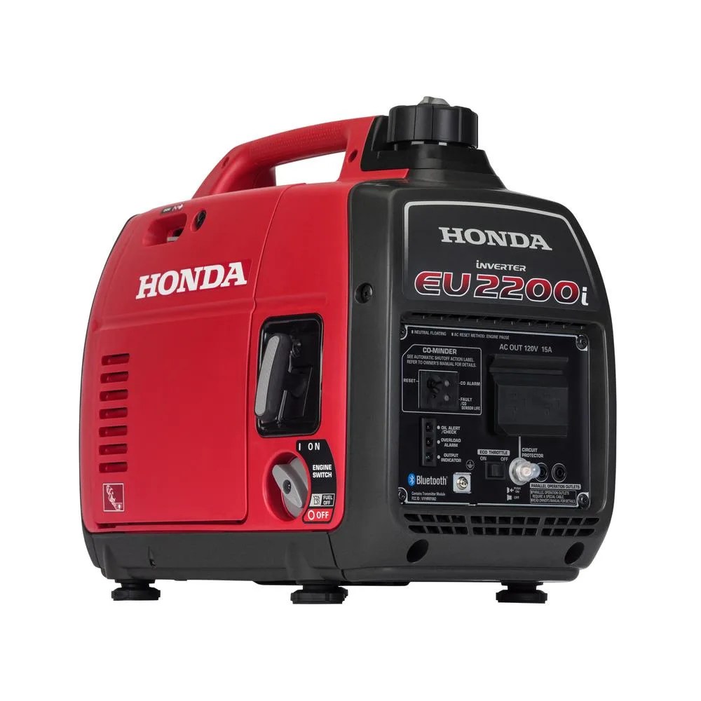 2200watt remote stoprecoil start bluetooth super quiet gasoline powered inverter generator with advanced co shutdown