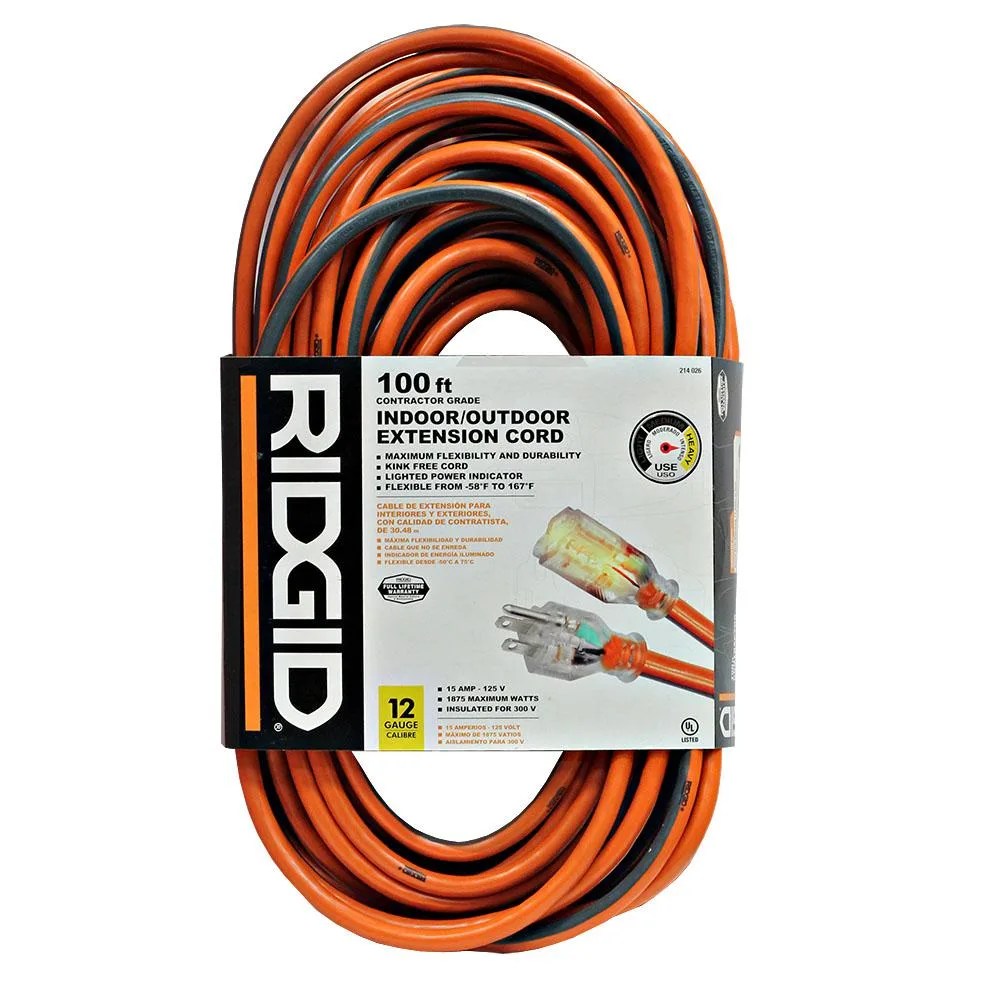 100 ft 123 outdoor extension cord