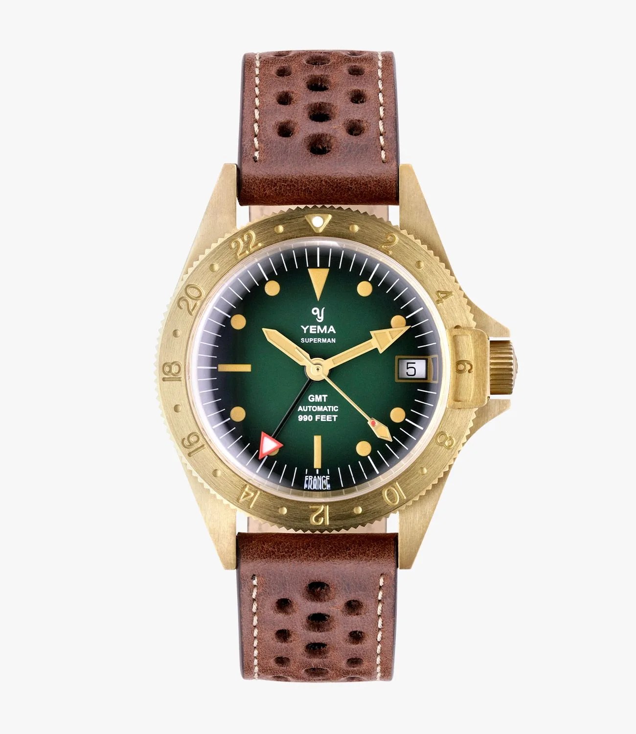 Yema Superman Heritage GMT Bronze watch