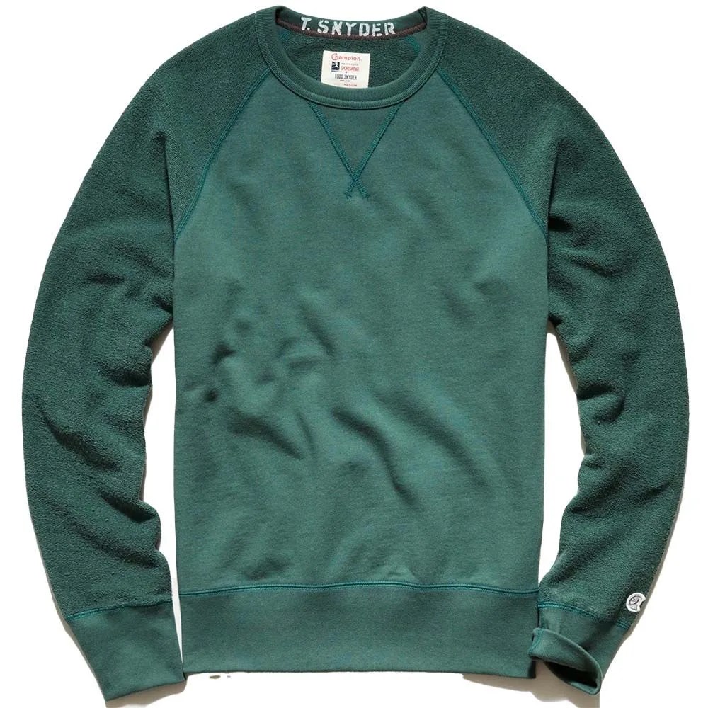reverse french terry sweatshirt in hunt club
