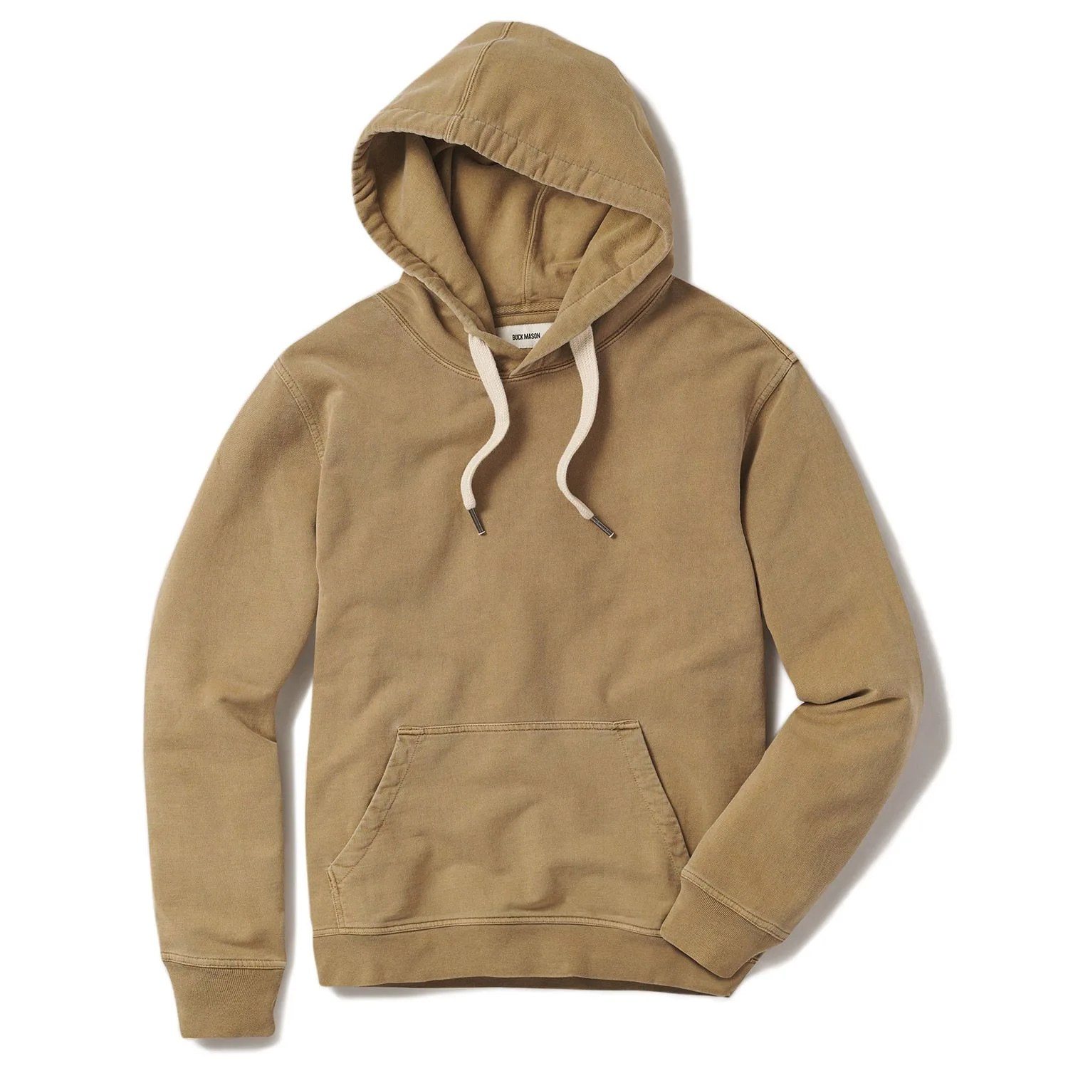 brushed loopback hooded sweatshirt