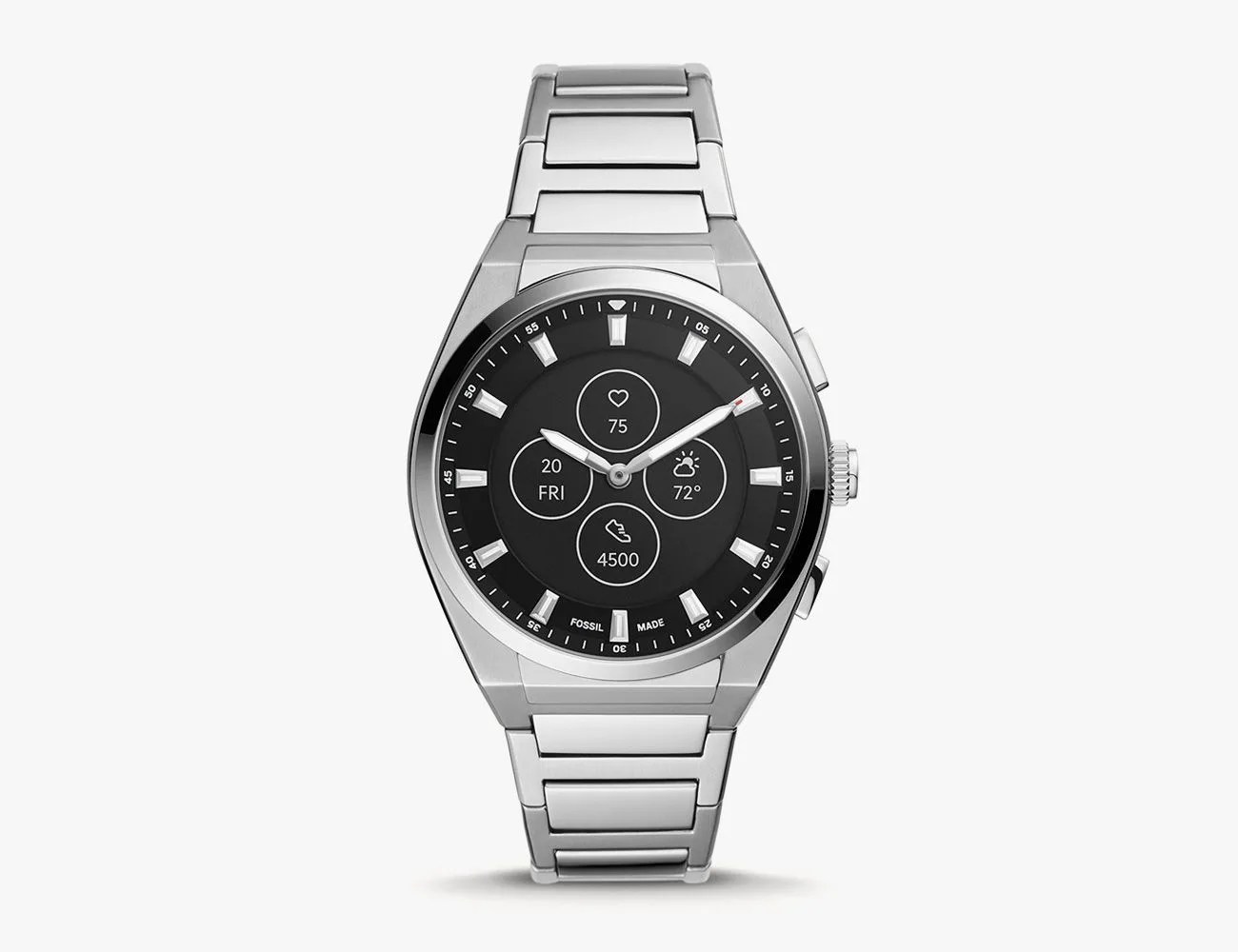 Hybrid Smartwatch HR Everett Stainless Steel