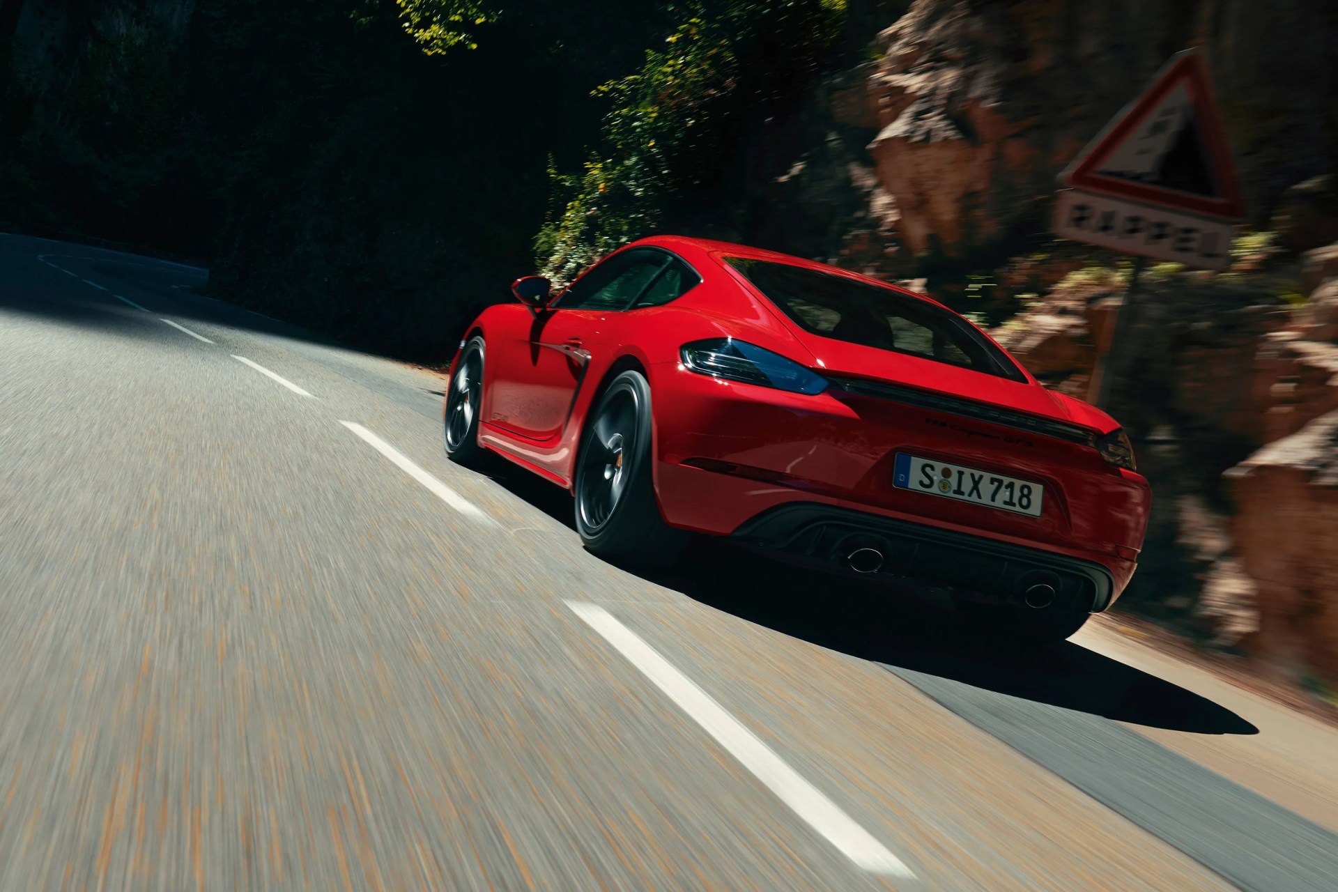 red porsche cayman gts 4