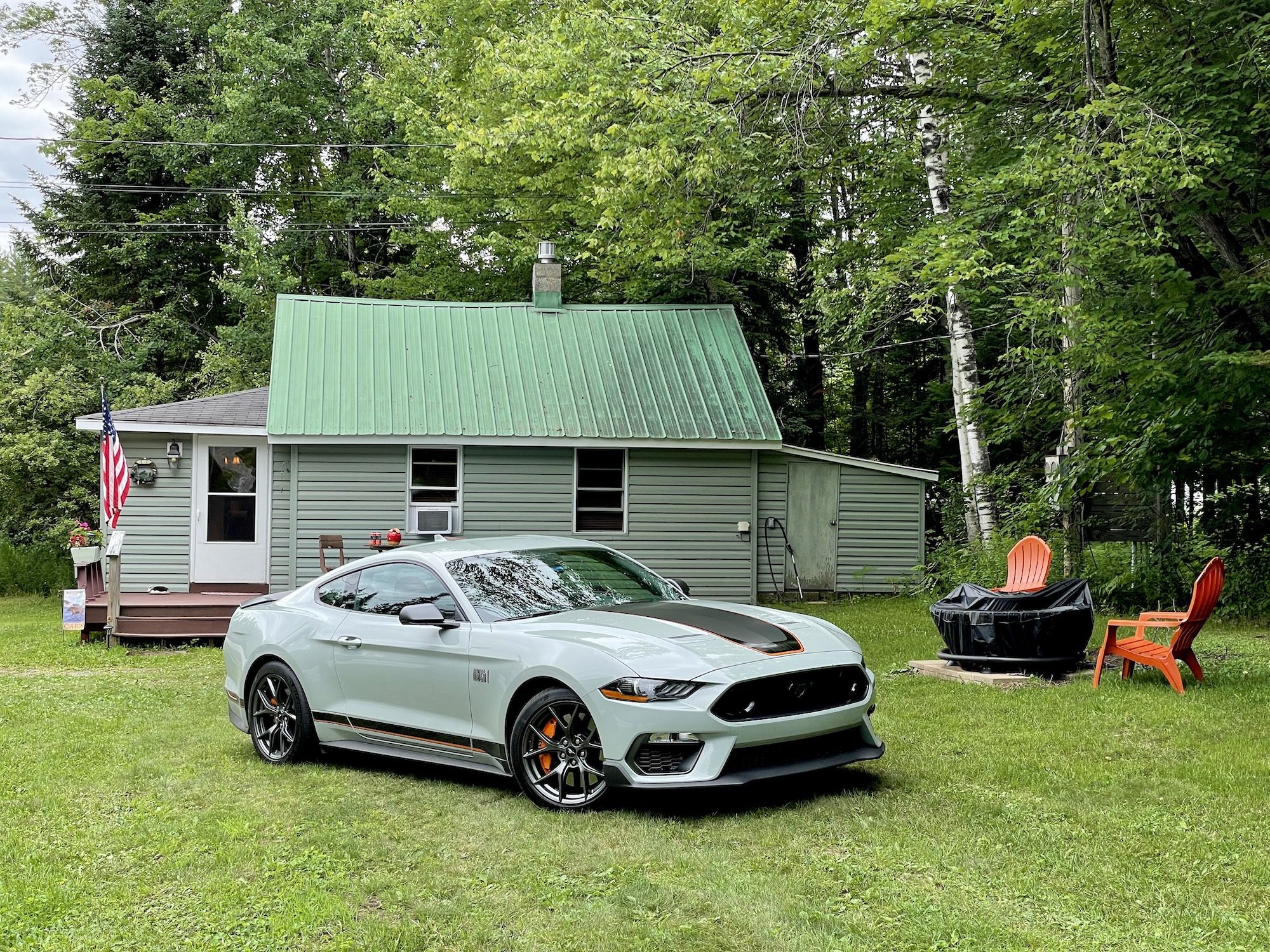 ford mustang mach 1 gray
