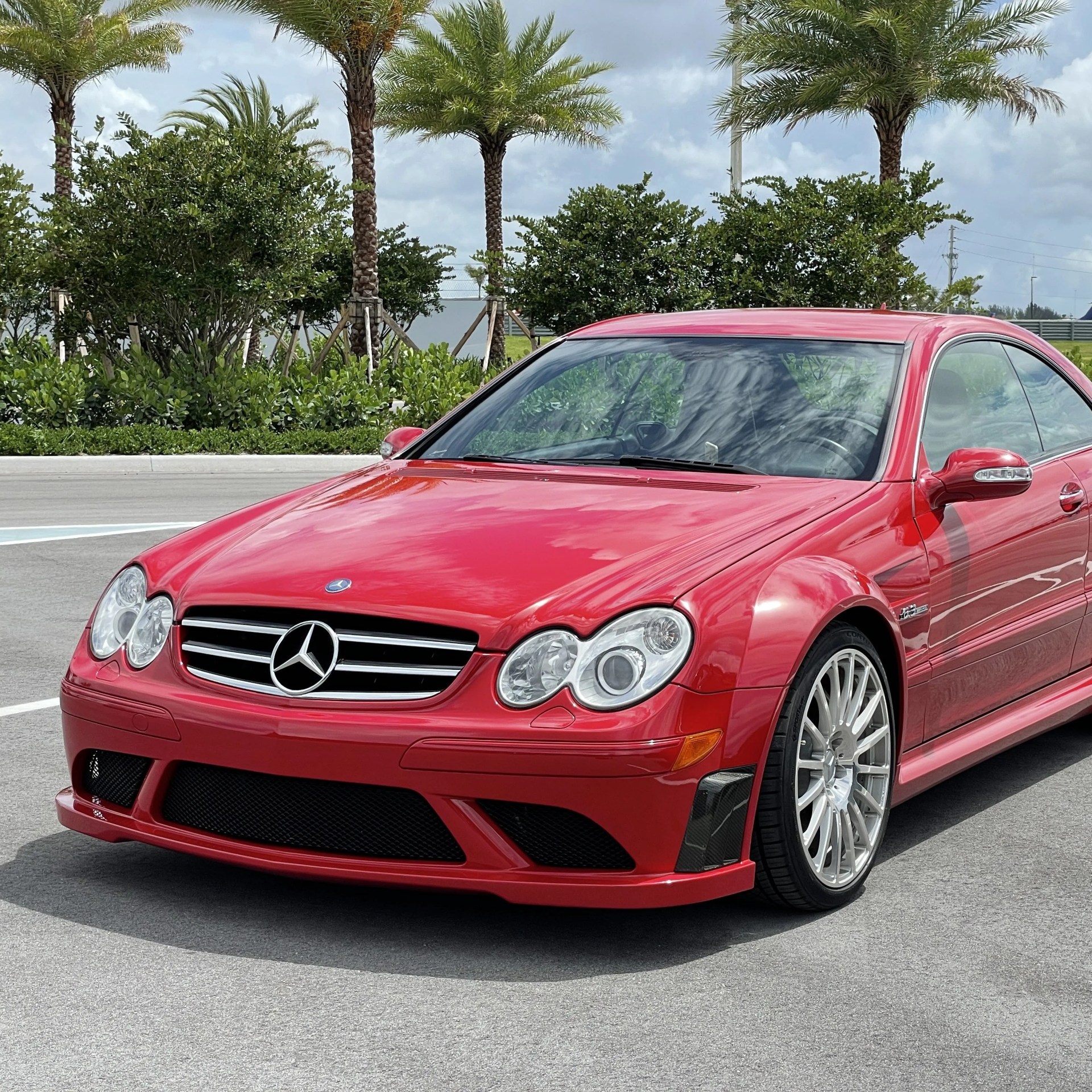 mercedes benz amg clk63 black series clk red