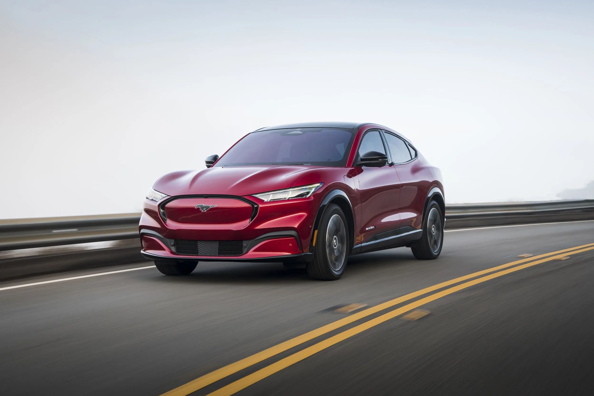 2021 ford mustang mach e red