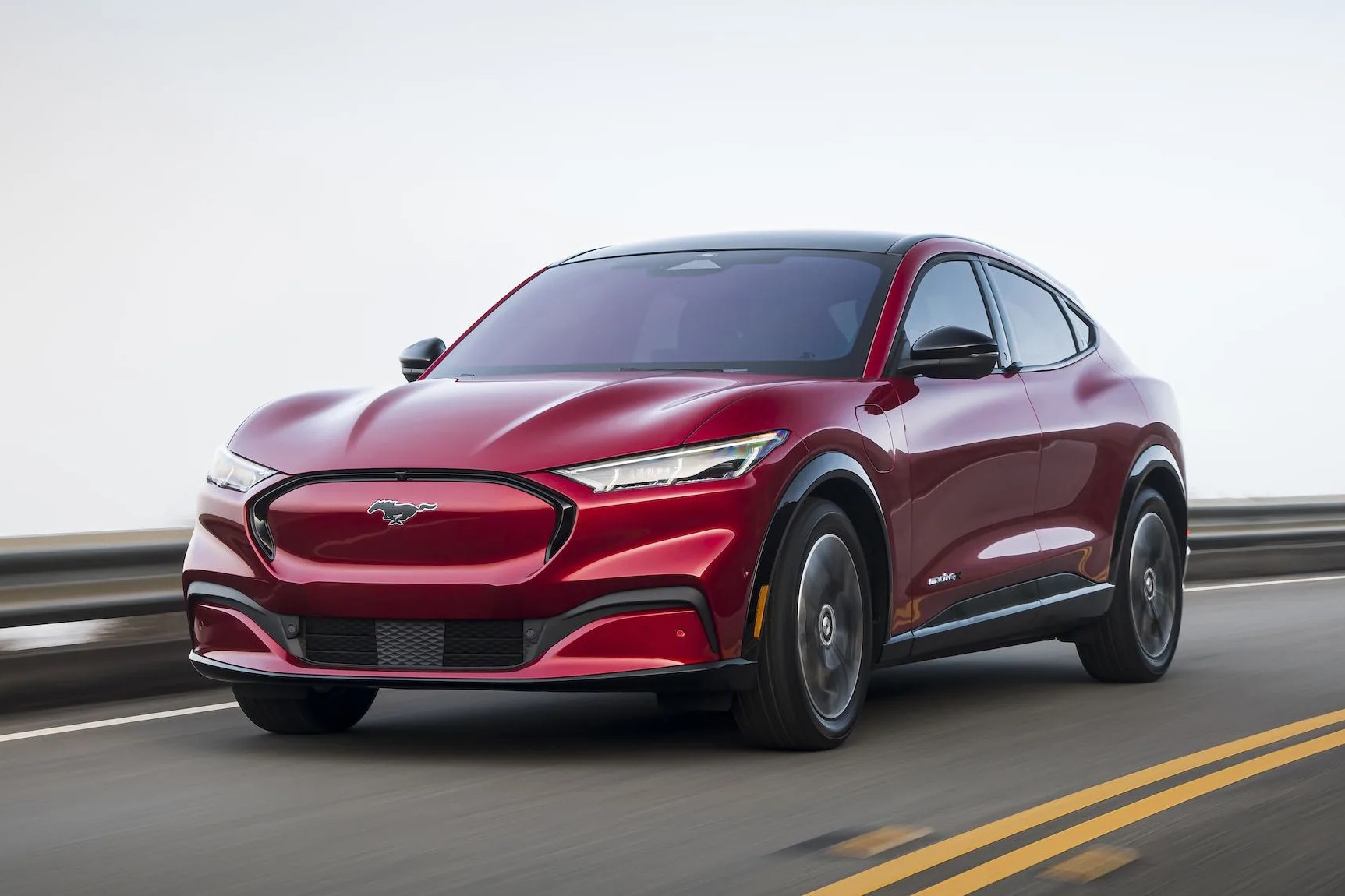 2021 ford mustang mach e red