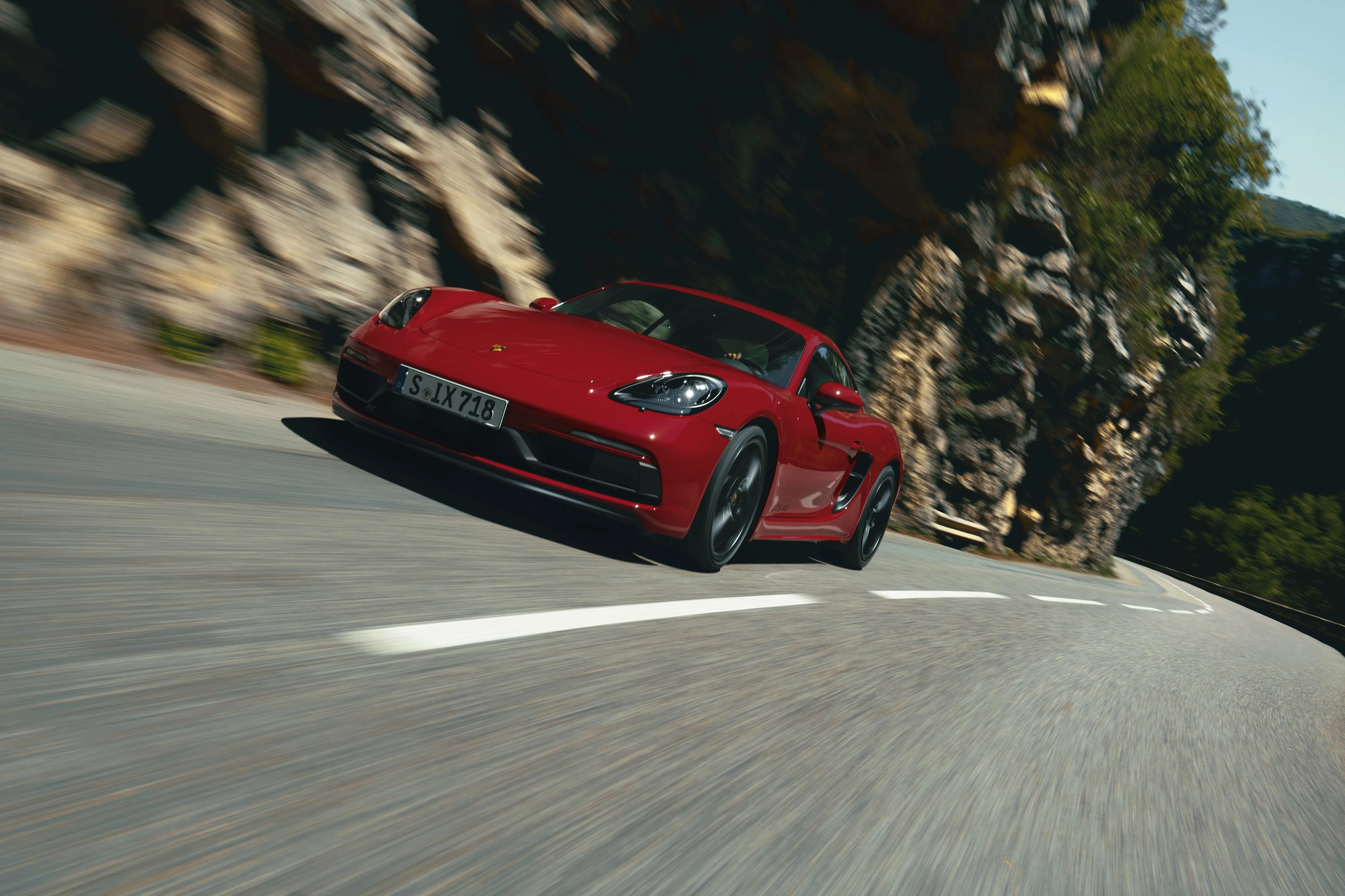 red porsche cayman gts 4