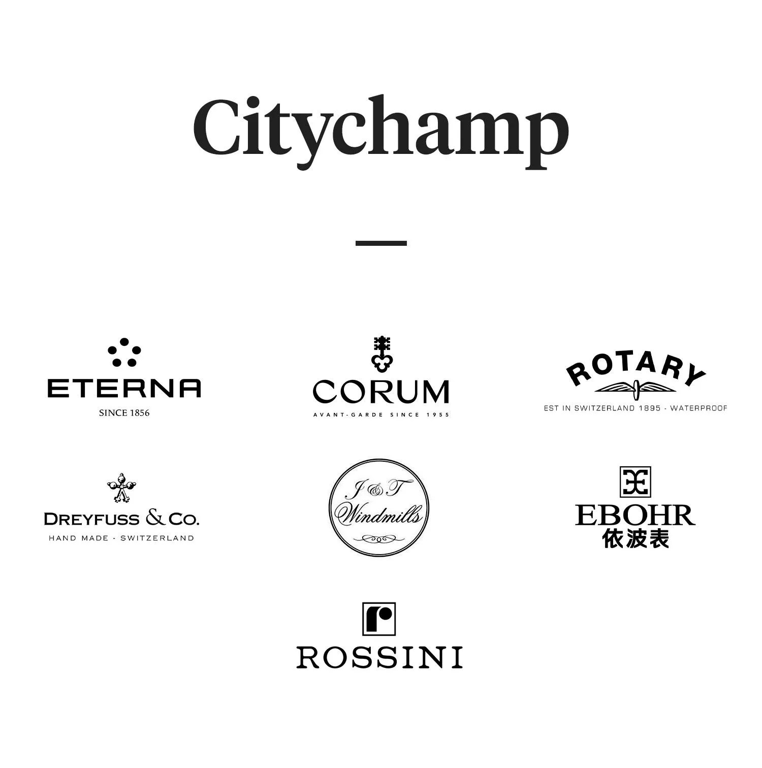 citychamp watch brands