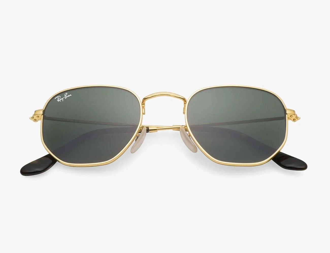 rayban hexagonal flat