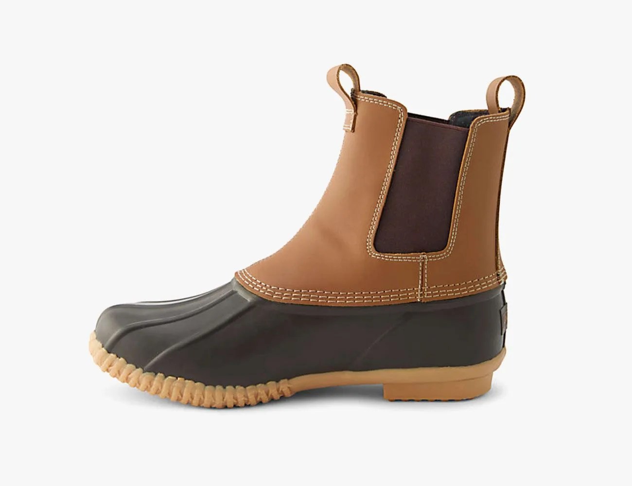 Insulated Flannel Lined Chelsea Duck Boots