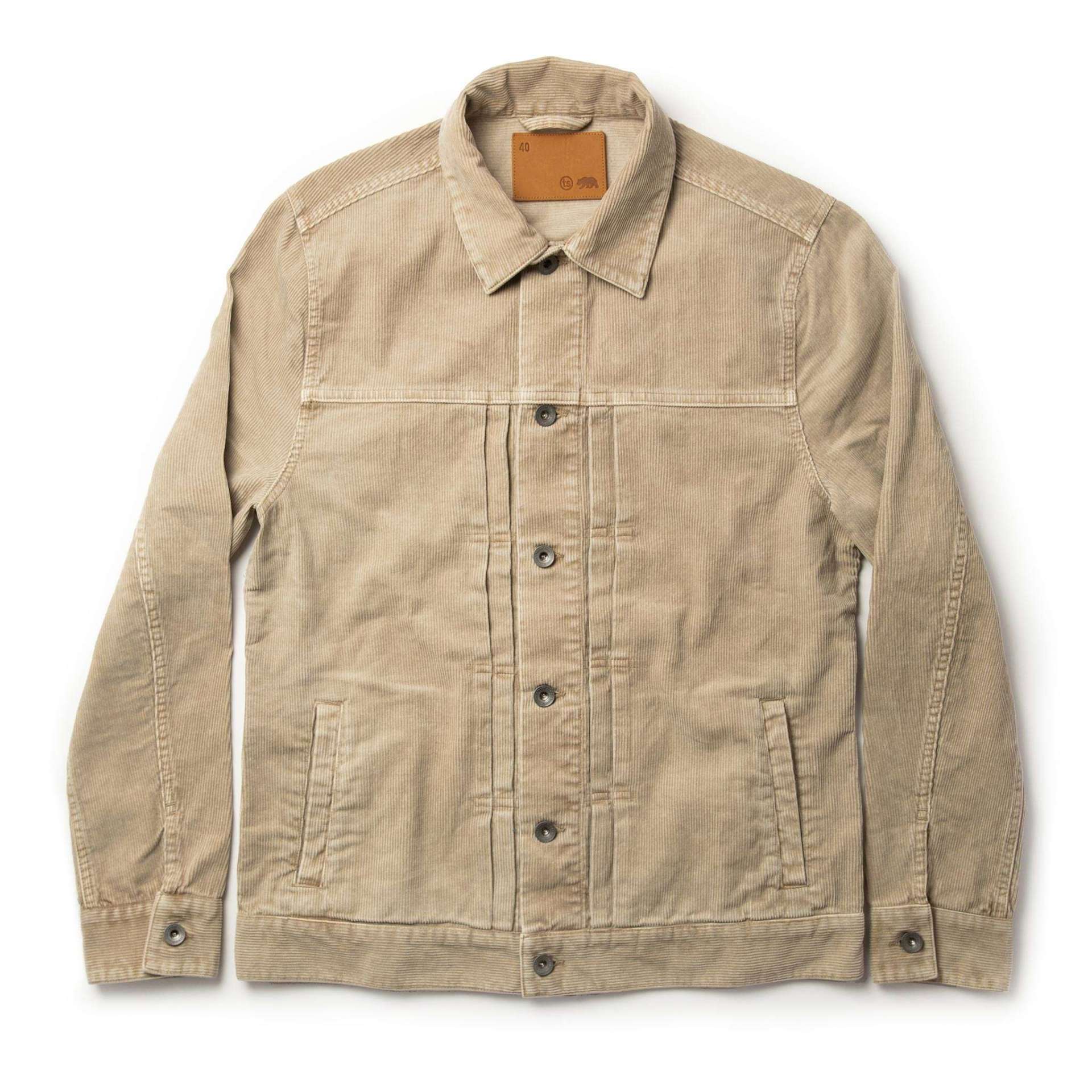 the dispatch jacket in khaki cord
