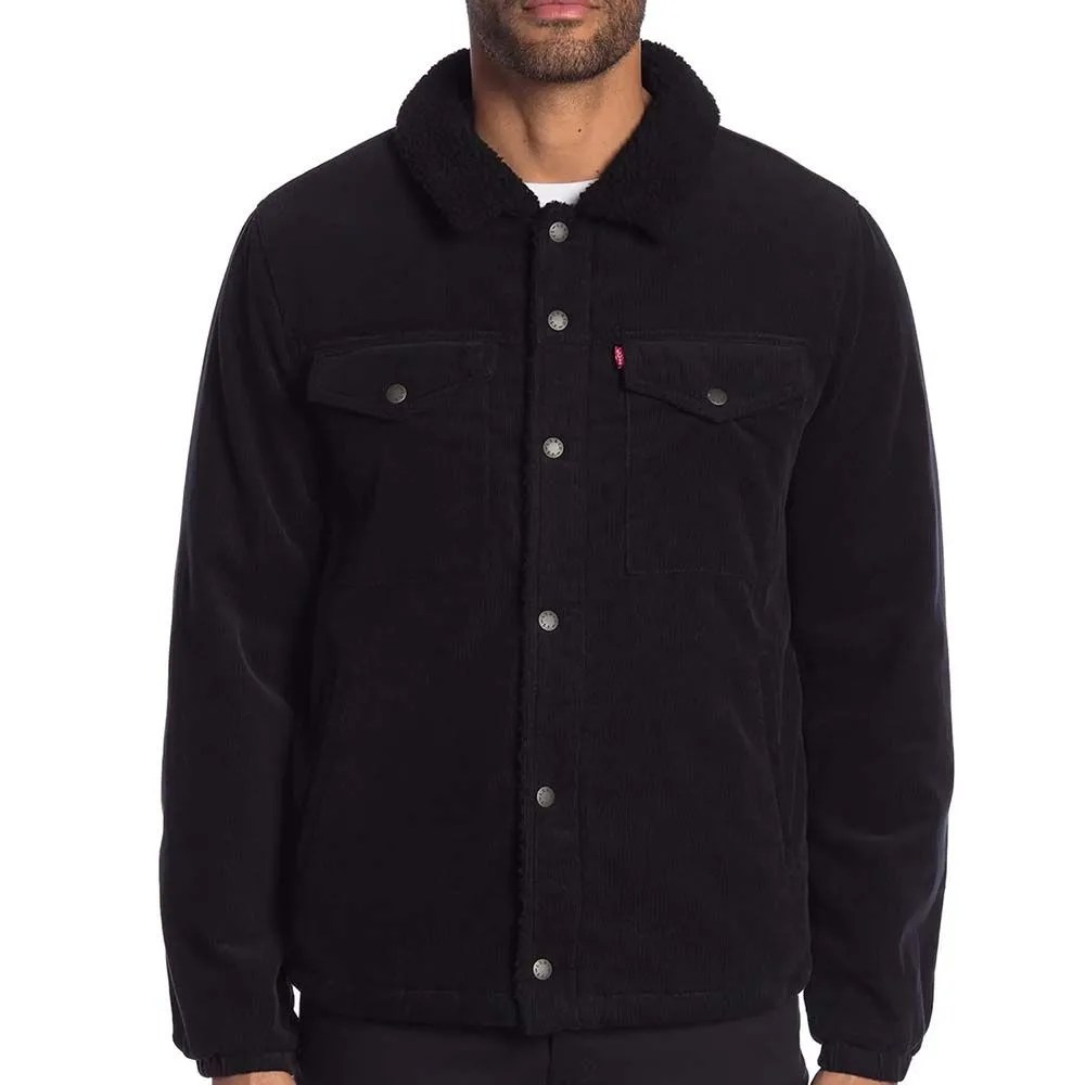 levi's corduroy faux shearling lined trucker jacket