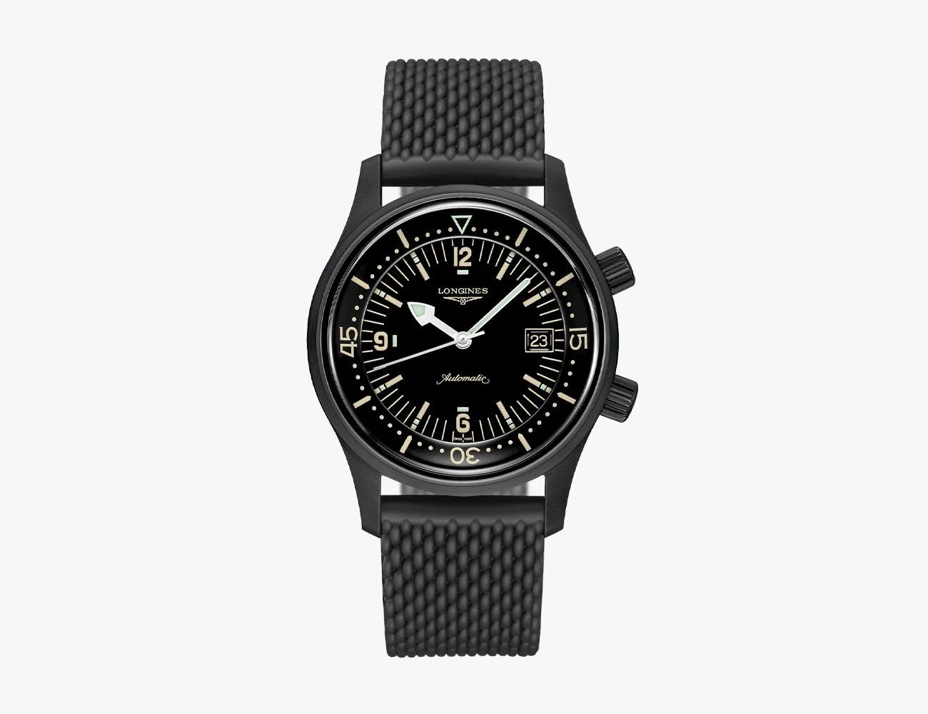 longines legend diver black