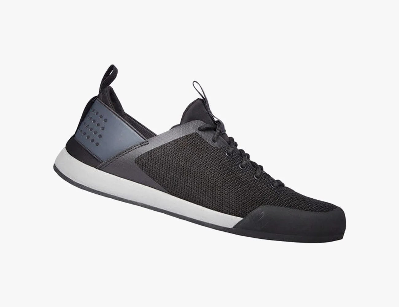 a black sneaker