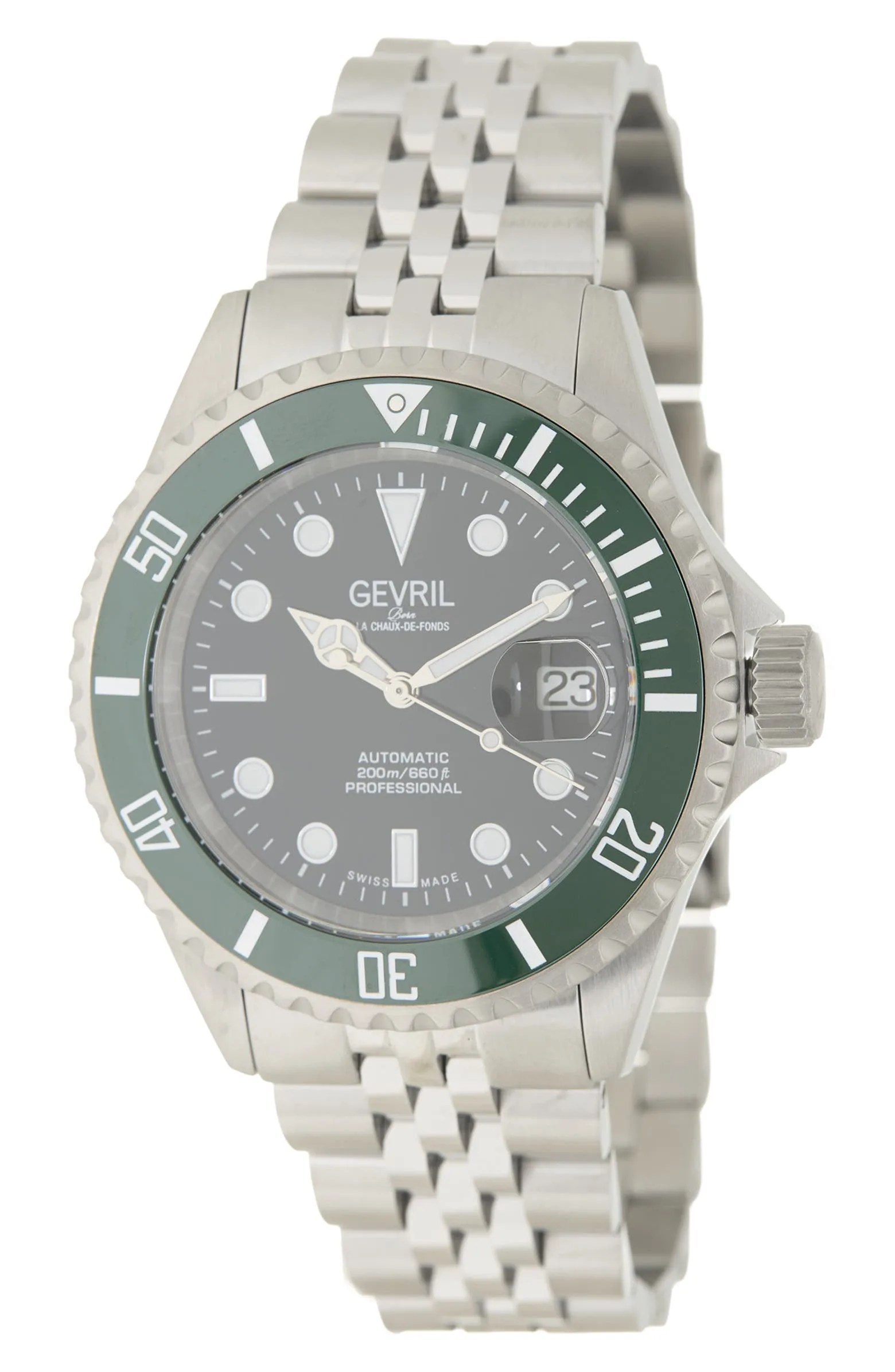 Men's Wall Street Bracelet Watch, 43mm