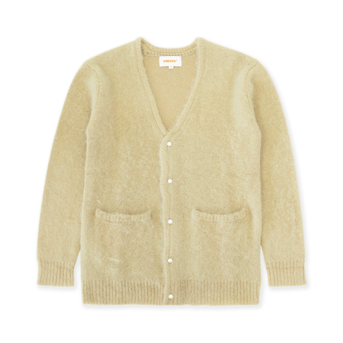 solid mohair cardigan honey