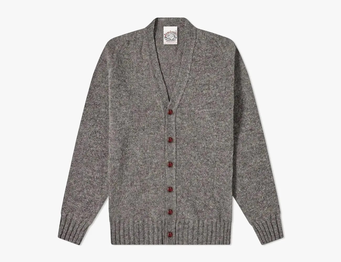 Jamieson's of Shetland V Neck Cardigan Sweater