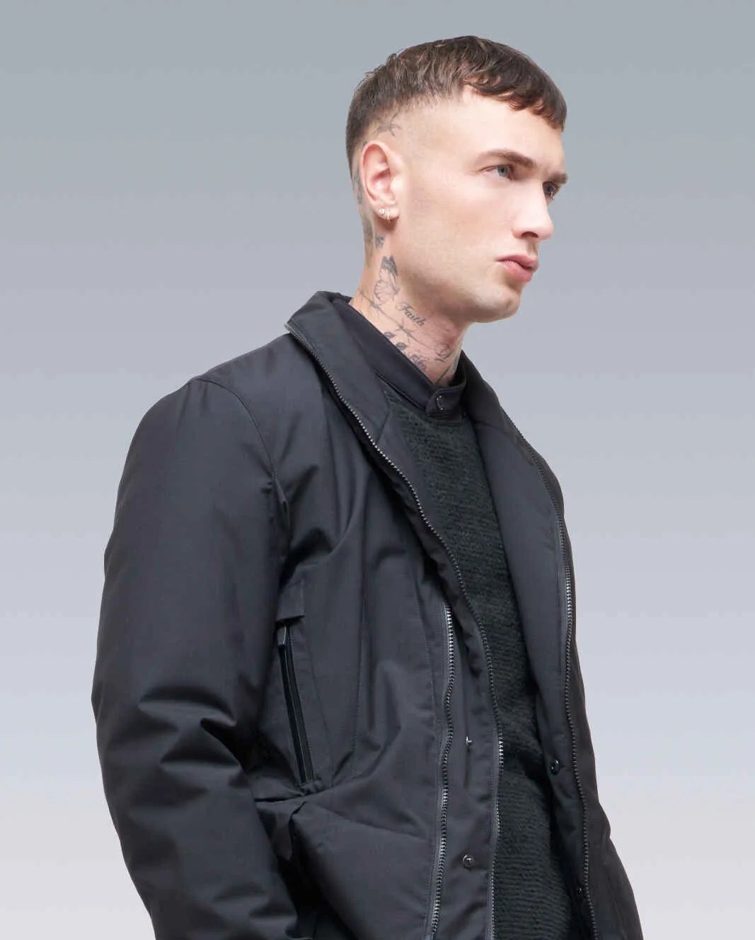 man wearing acronym j29 lp modular blazer