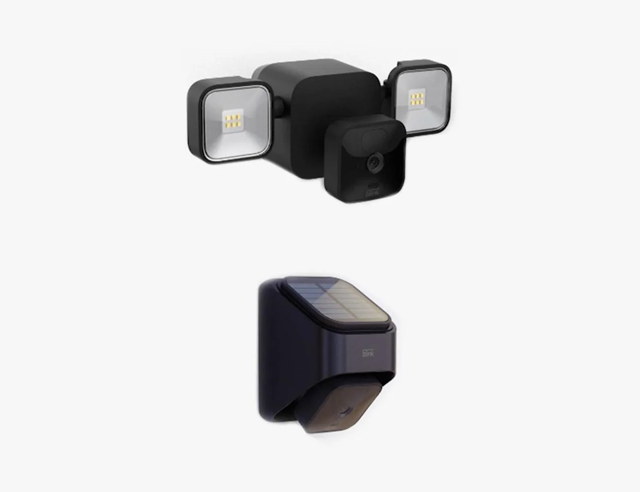 blink floodlight and solar mount