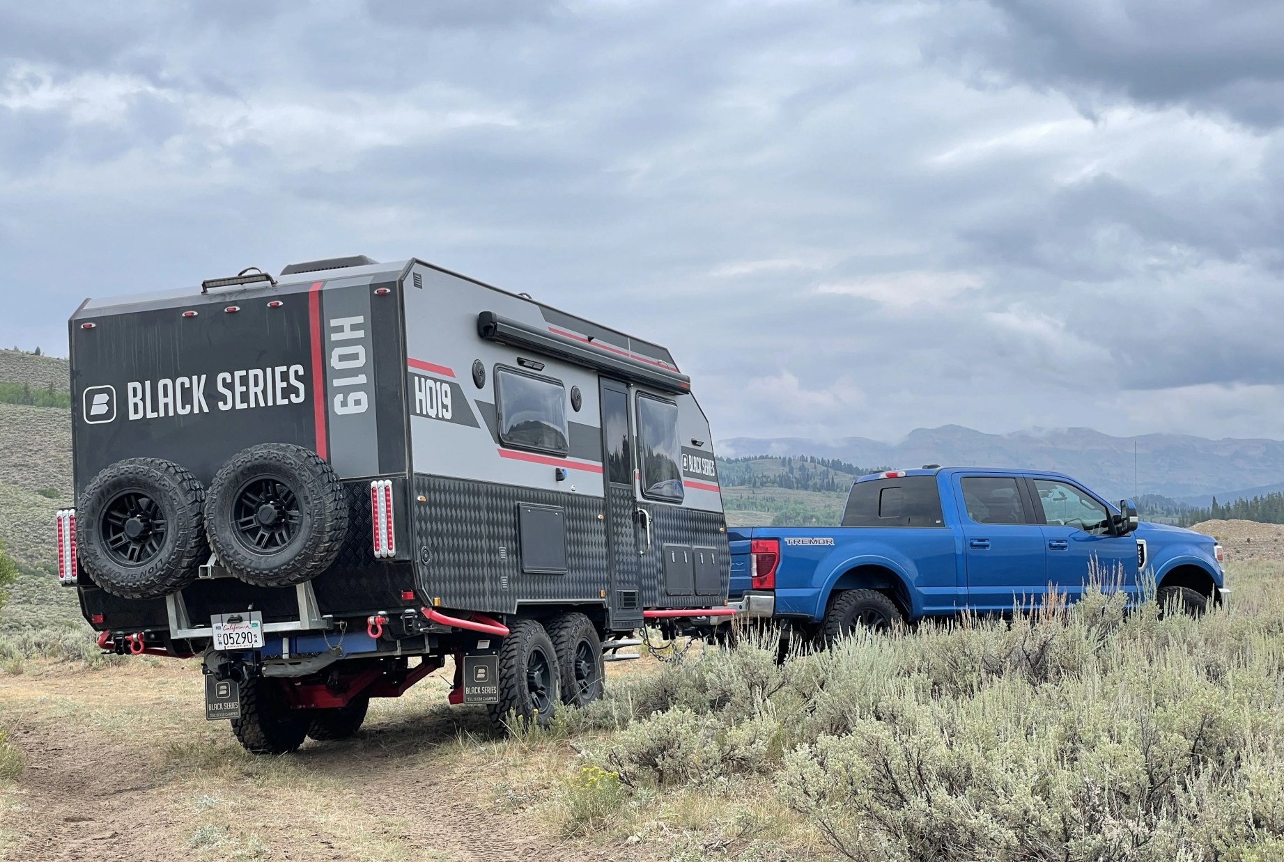 black series hq19 off road camping trailer