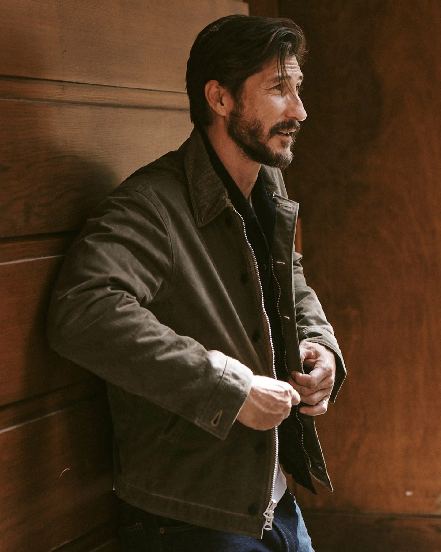 dry waxed canvas n1 deck jacket