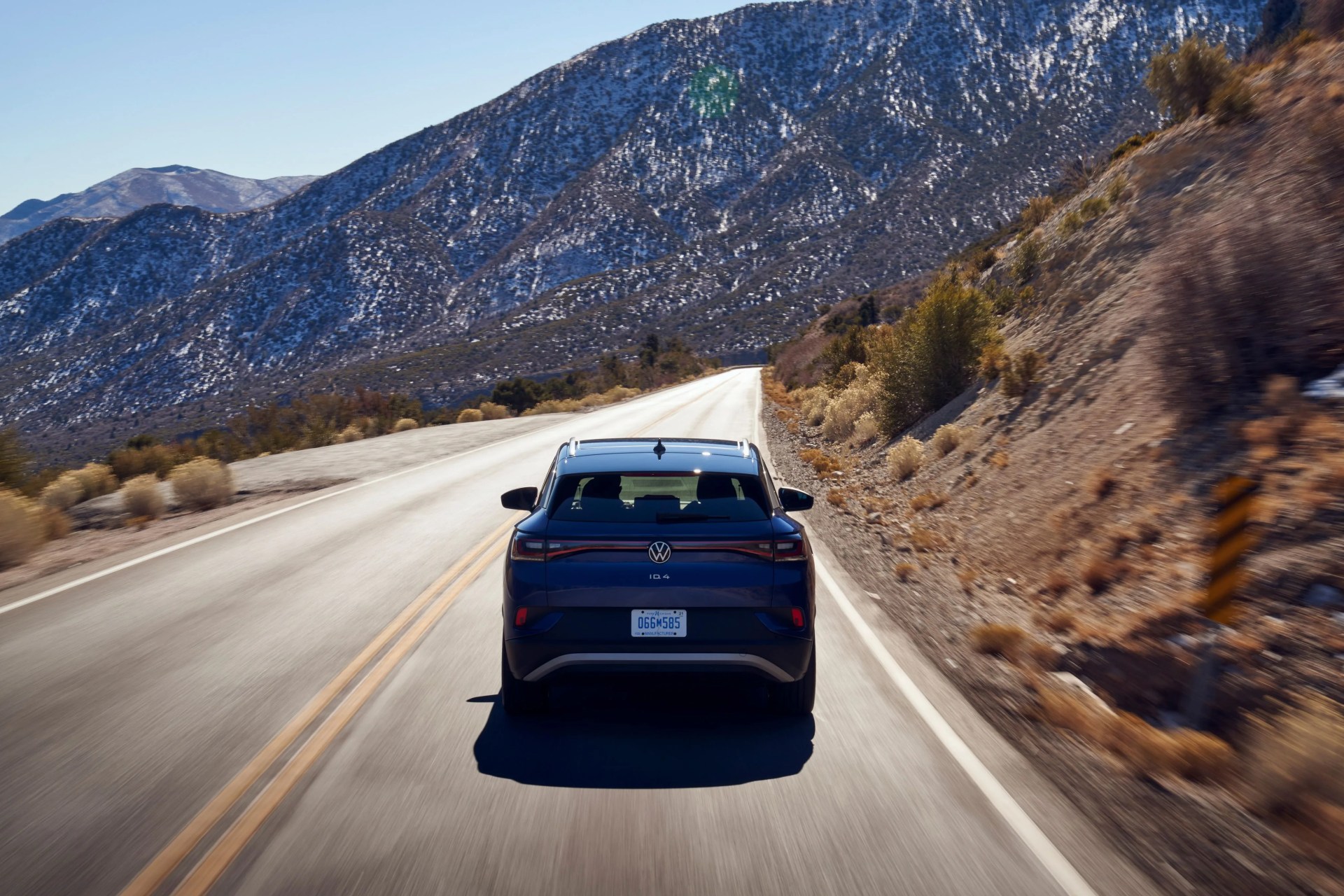 volkswagen vw driving away