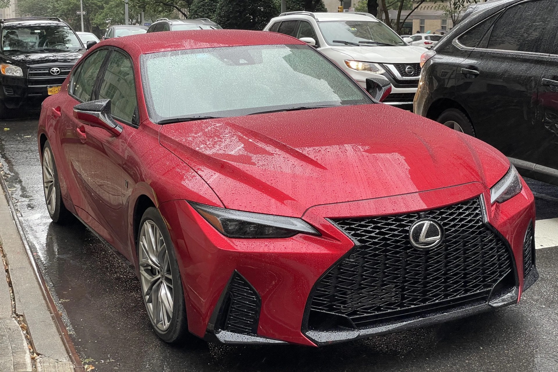 2022 lexus is 500 f sport performance red