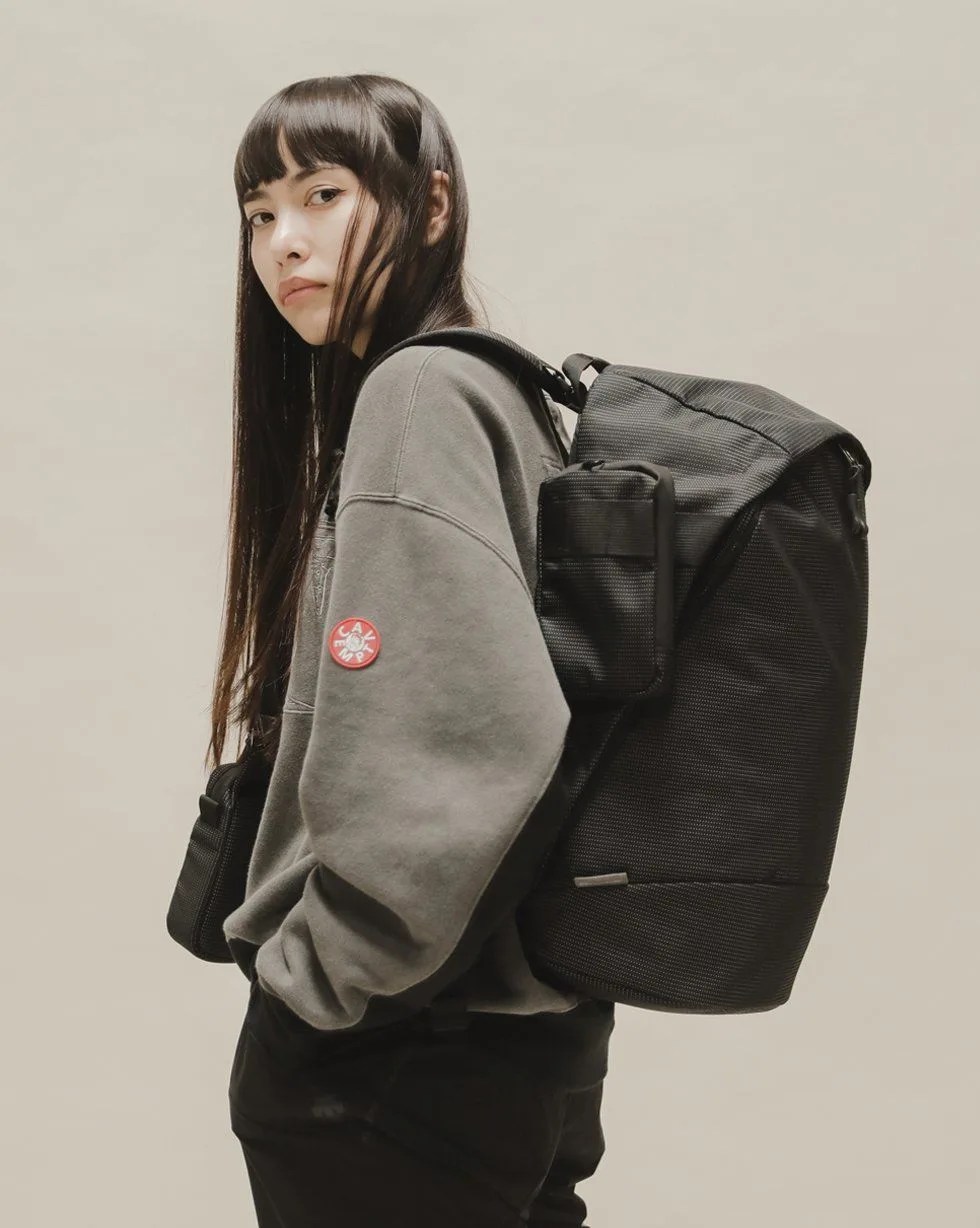 woman wearing dsptch pack