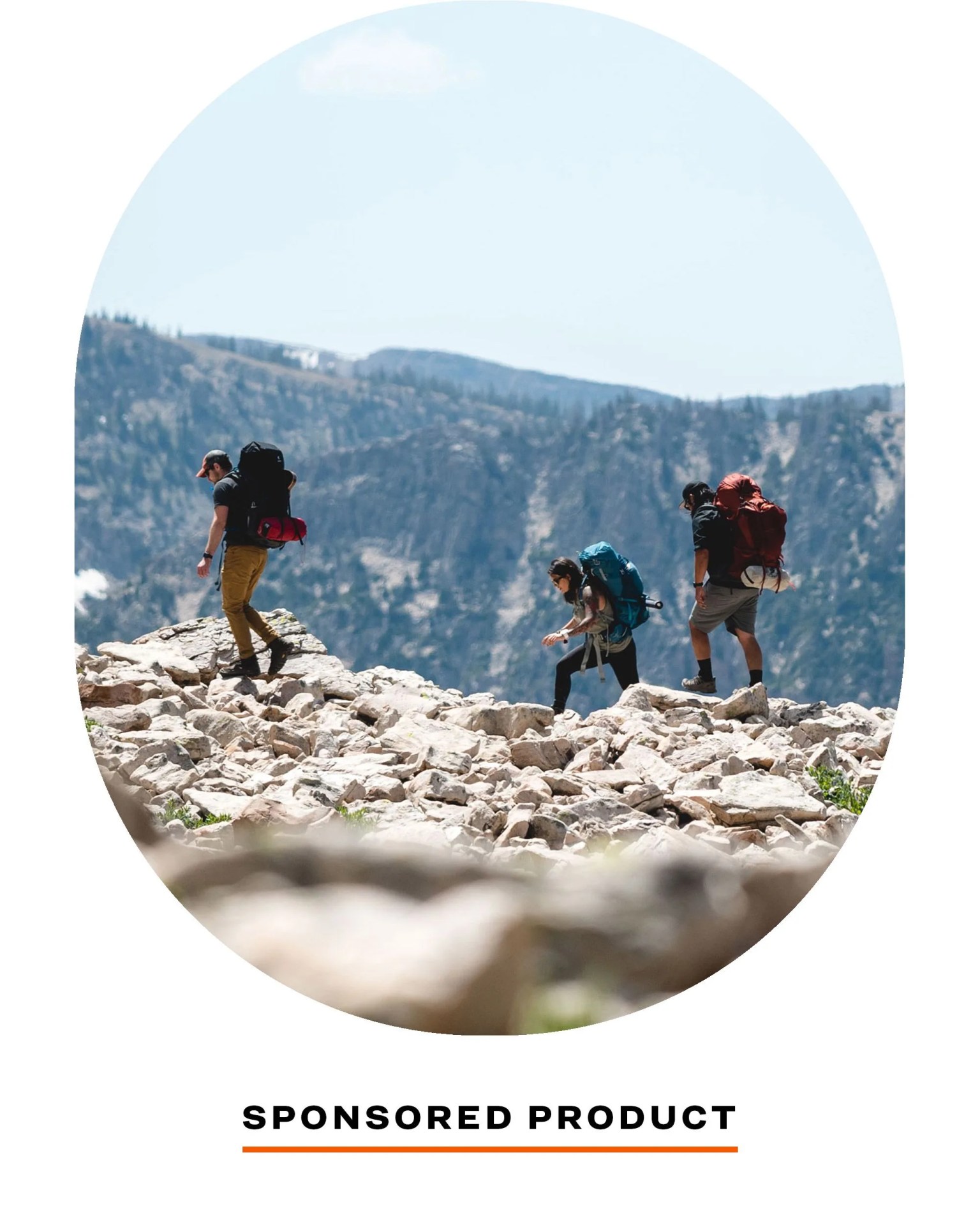 backcountry hikers