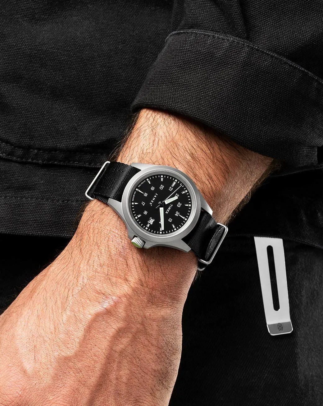 james brand x timex expedition north titanium watch