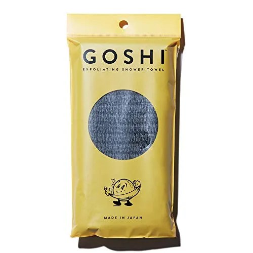 goshi   exfoliating shower towel